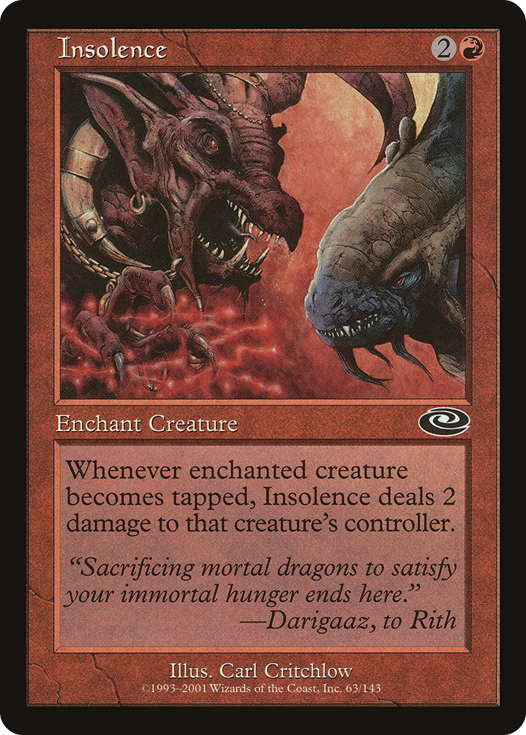 Insolence — Planeshift — Magic: The Gathering
