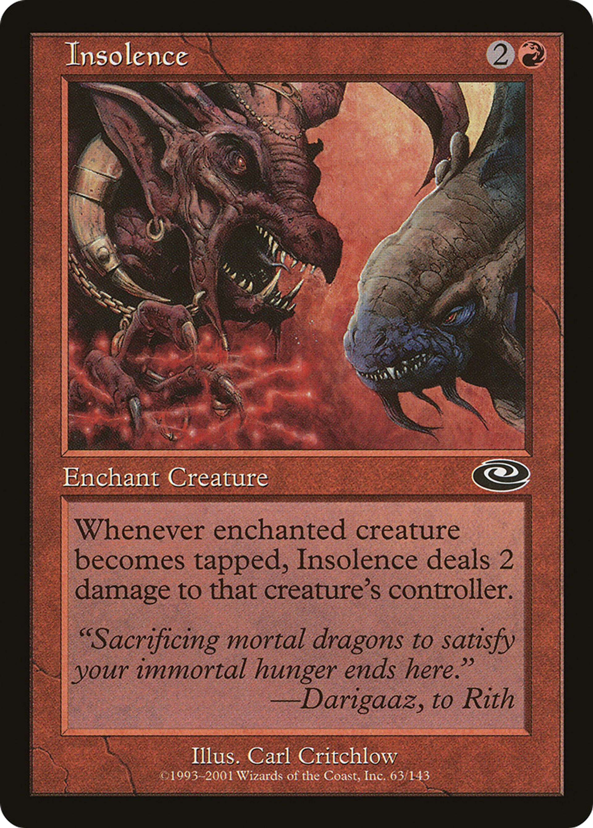 Insolence — Planeshift — Magic: The Gathering