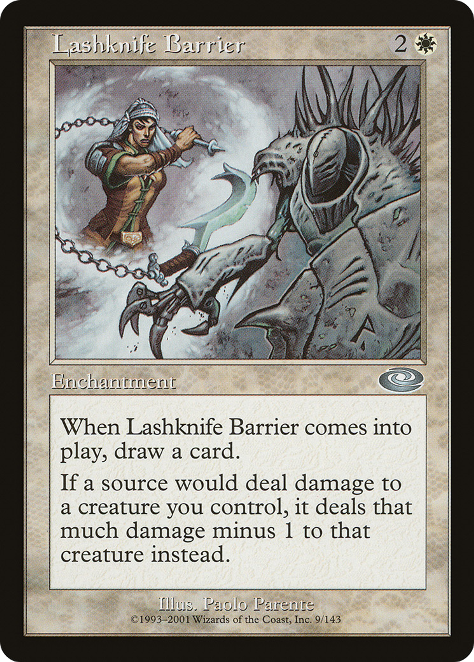 Barrière de fouets-lames — Planeshift — Magic: The Gathering