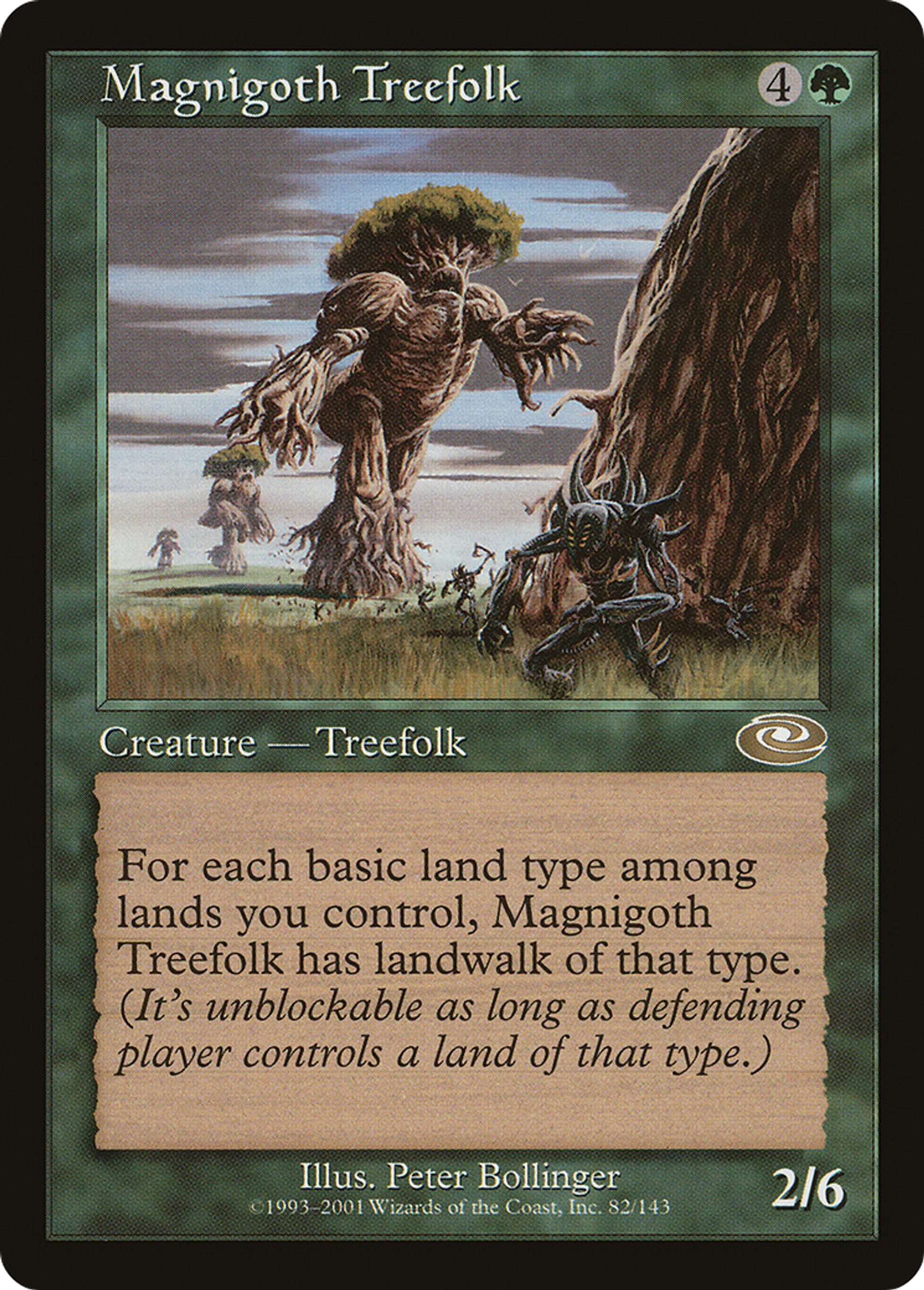 Magnigoth Treefolk — Planeshift — Magic: The Gathering