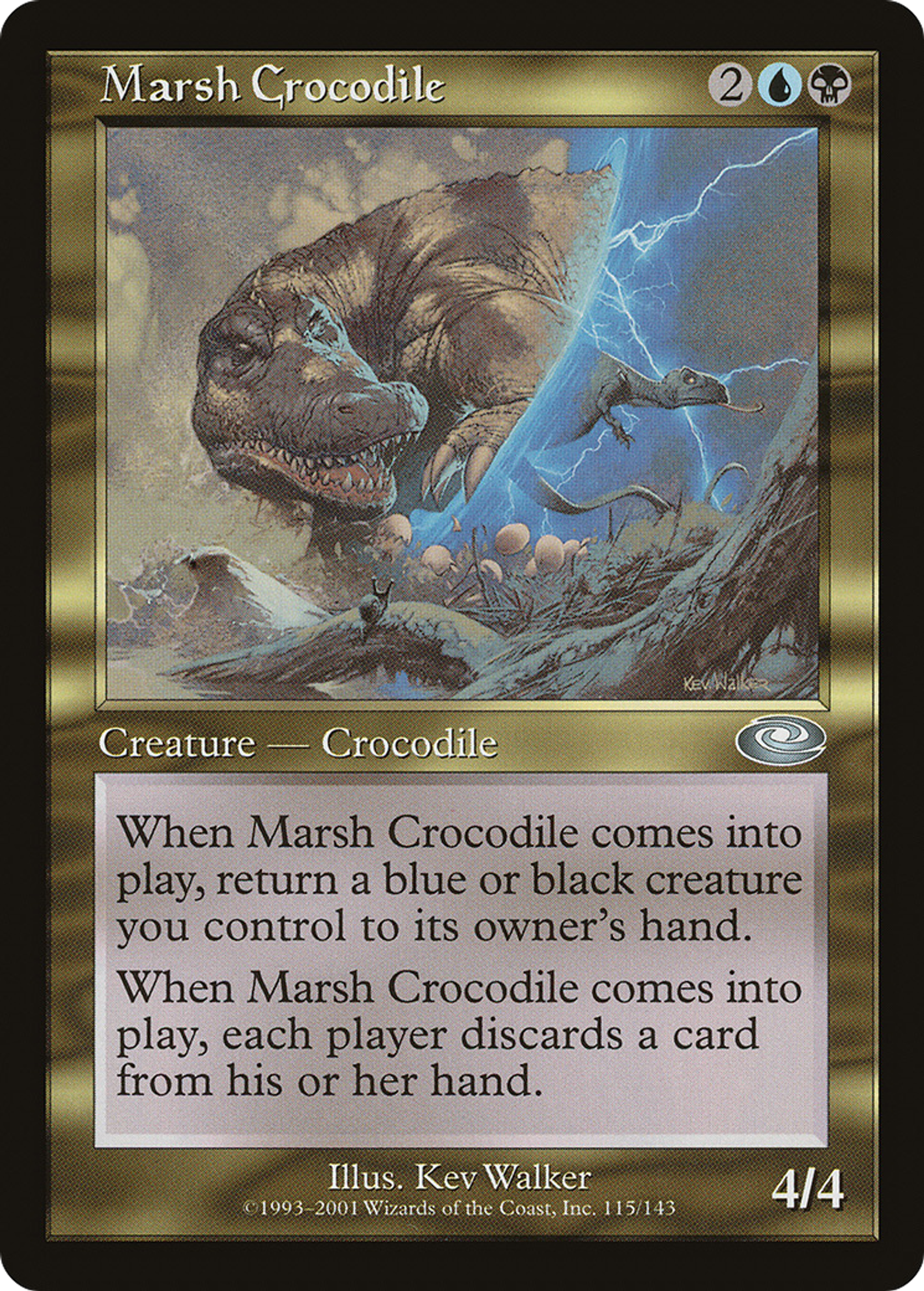 Marsh Crocodile — Planeshift — Magic: The Gathering