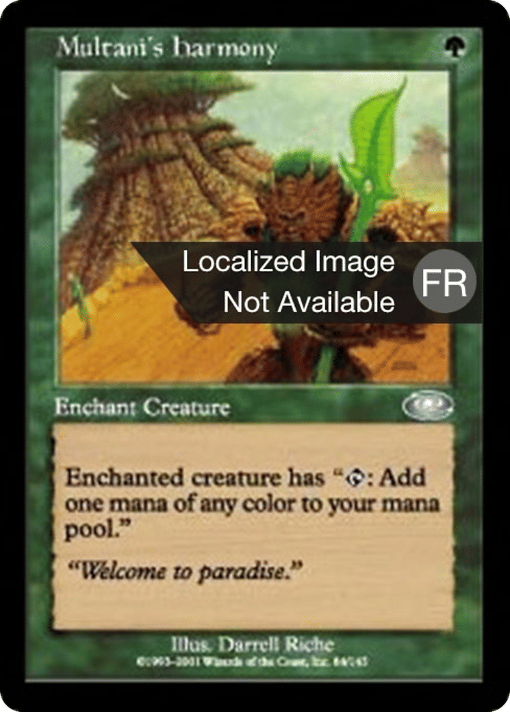 Harmonie selon Multani — Planeshift — Magic: The Gathering