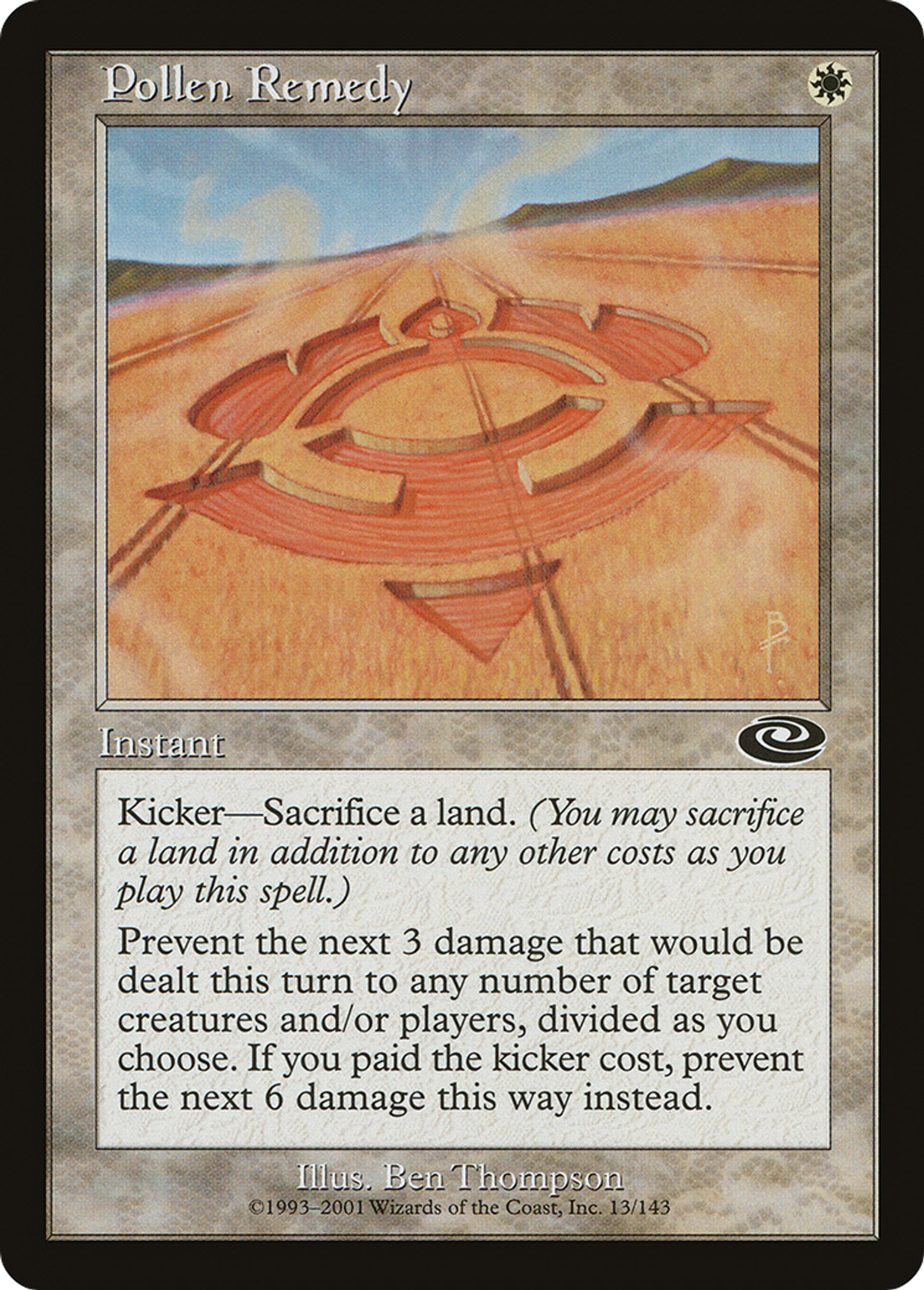 Remède au pollen — Planeshift — Magic: The Gathering