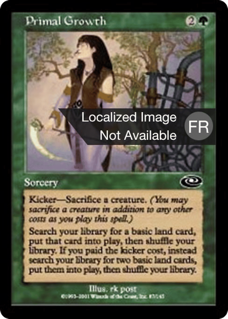 Croissance primordiale — Planeshift — Magic: The Gathering