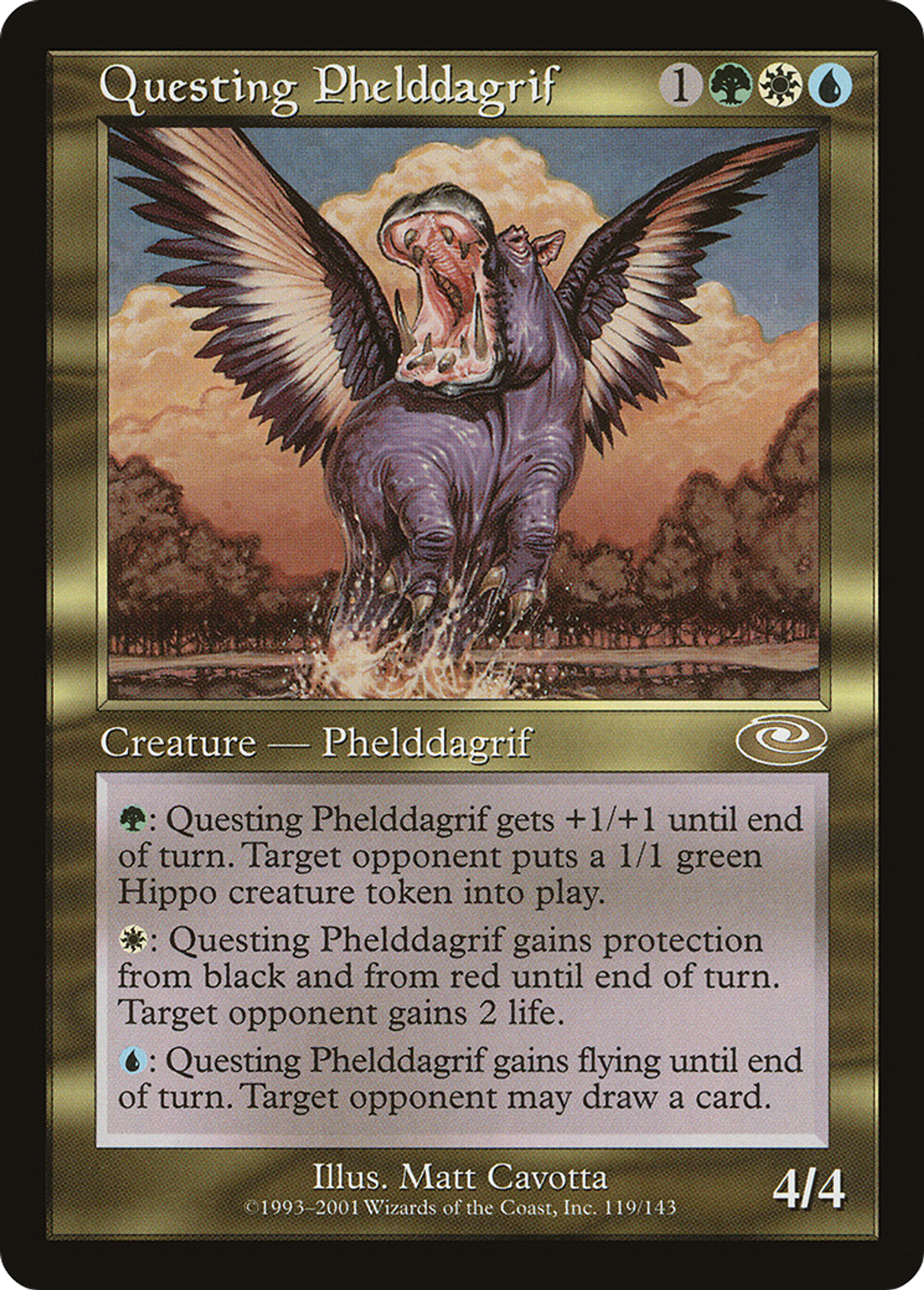 Questing Phelddagrif — Planeshift — Magic: The Gathering