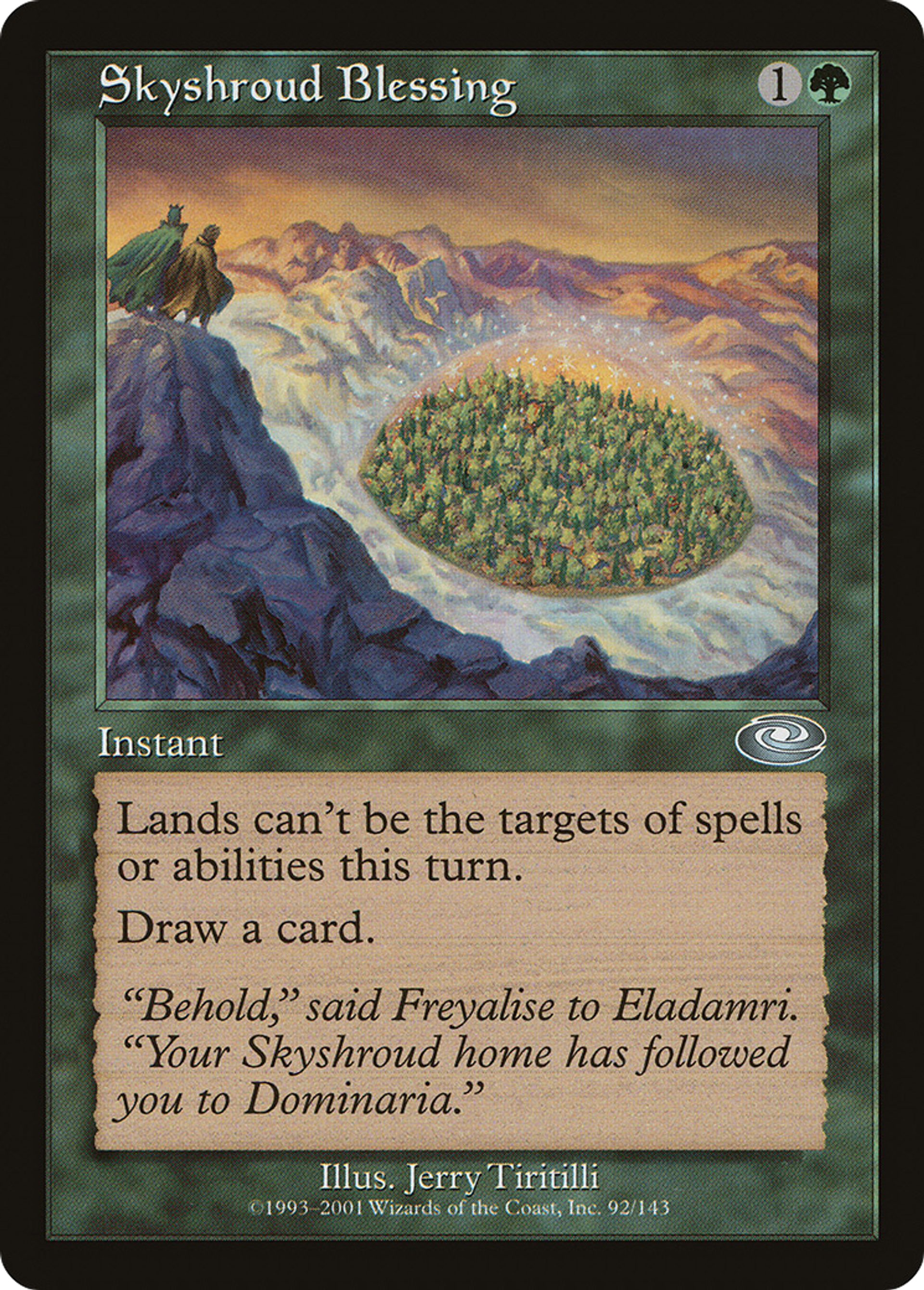 Skyshroud Blessing — Planeshift — Magic: The Gathering