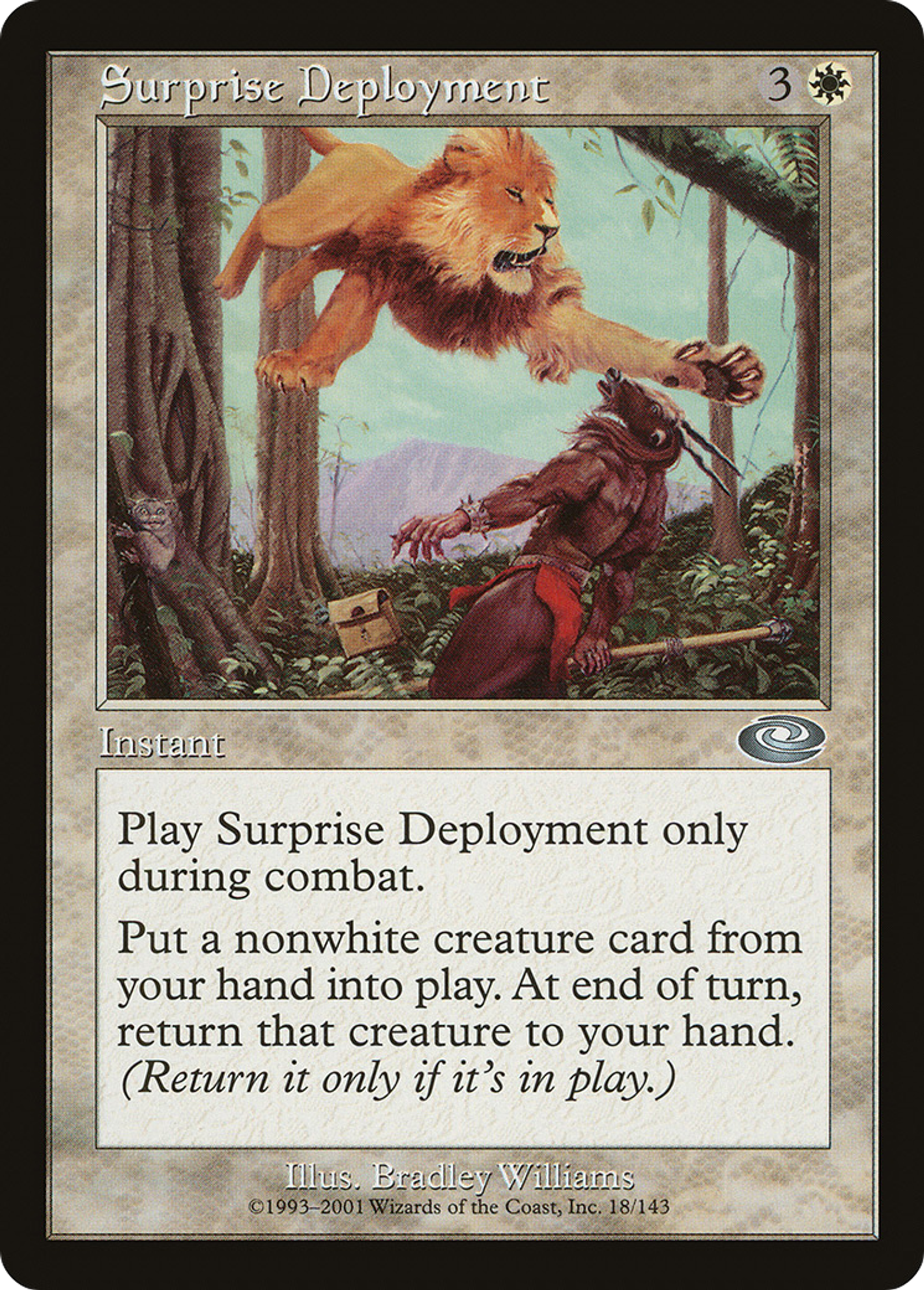 Déploiement surprise — Planeshift — Magic: The Gathering
