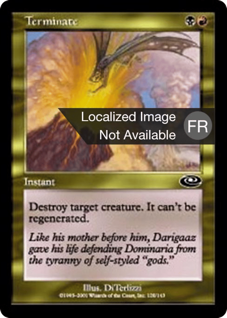 Terminaison — Planeshift — Magic: The Gathering