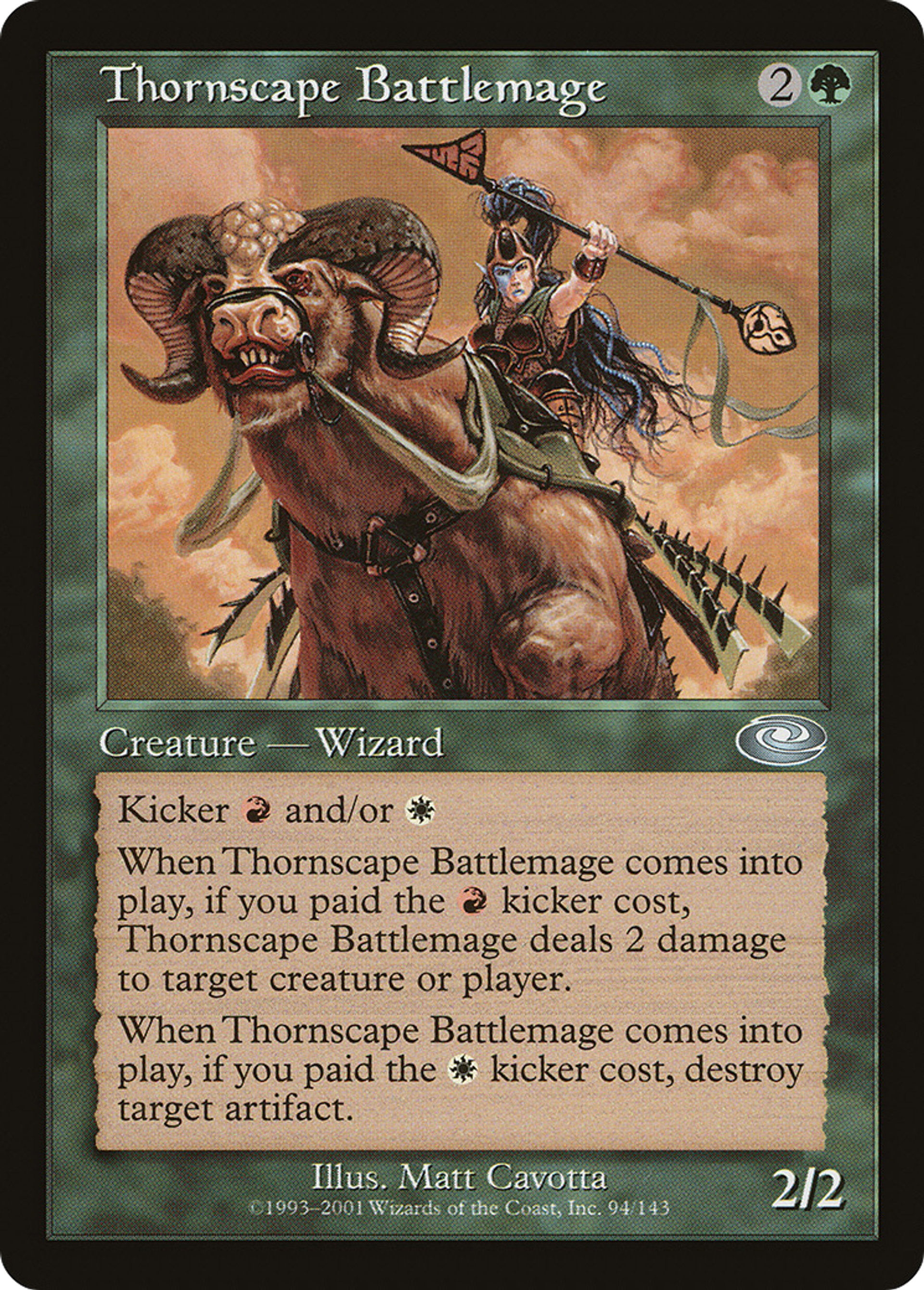 Thornscape Battlemage — Planeshift — Magic: The Gathering