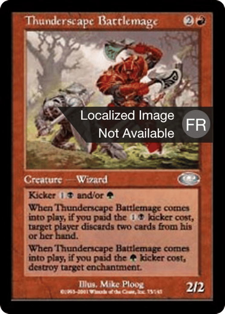 Mage de bataille tonitrosophe — Planeshift — Magic: The Gathering