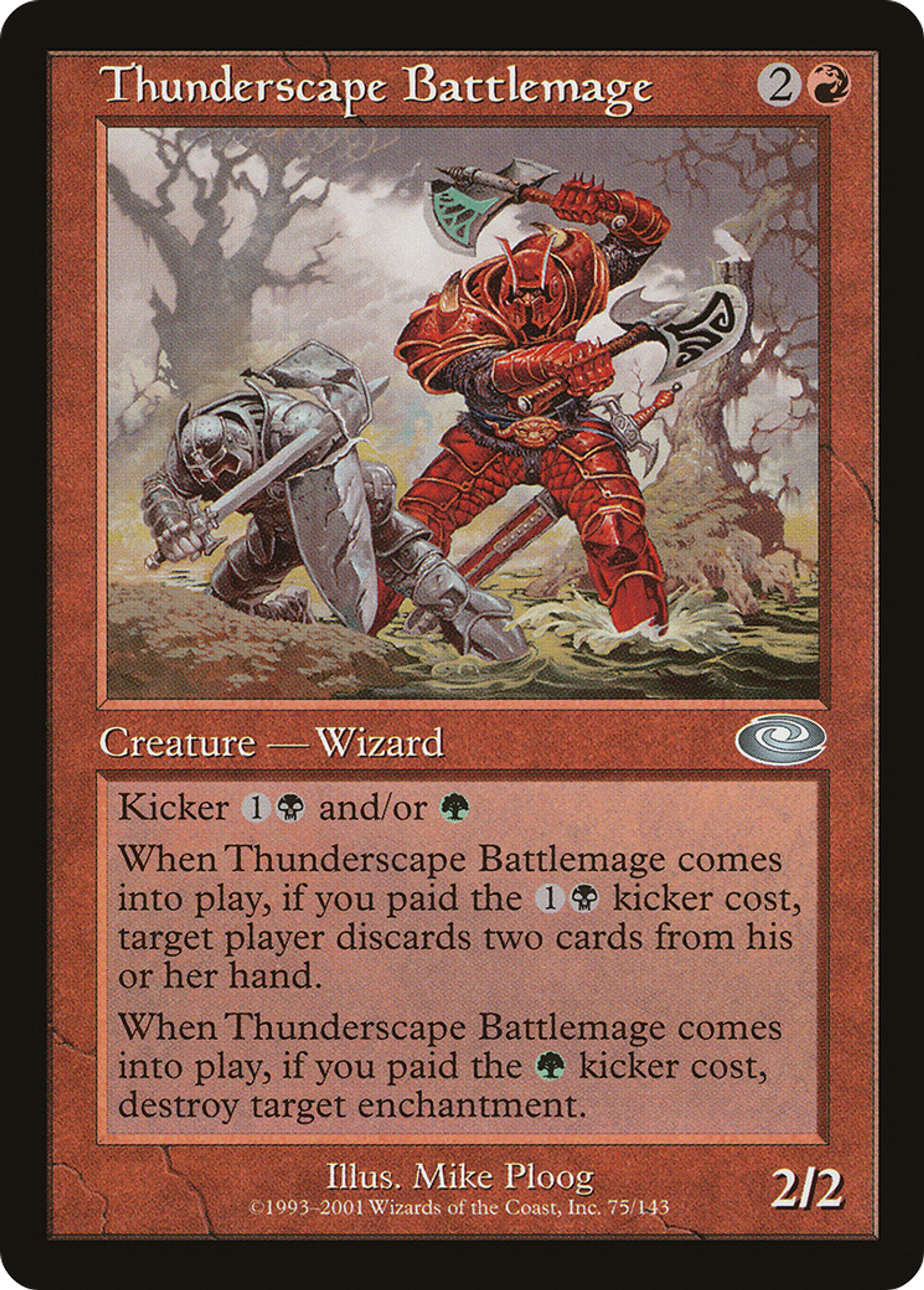 Thunderscape Battlemage — Planeshift — Magic: The Gathering