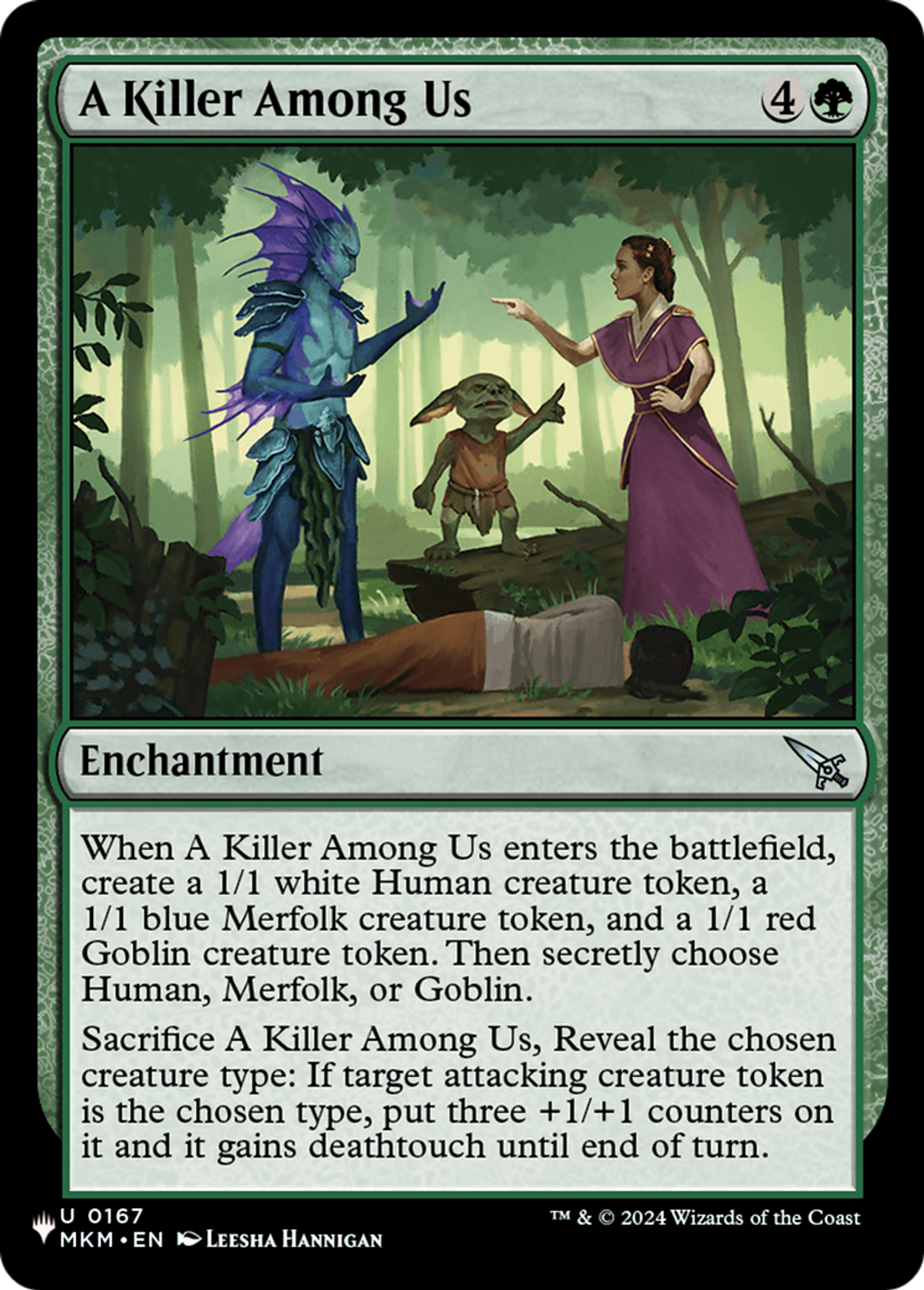 Un meurtrier parmi nous — The List — Magic: The Gathering