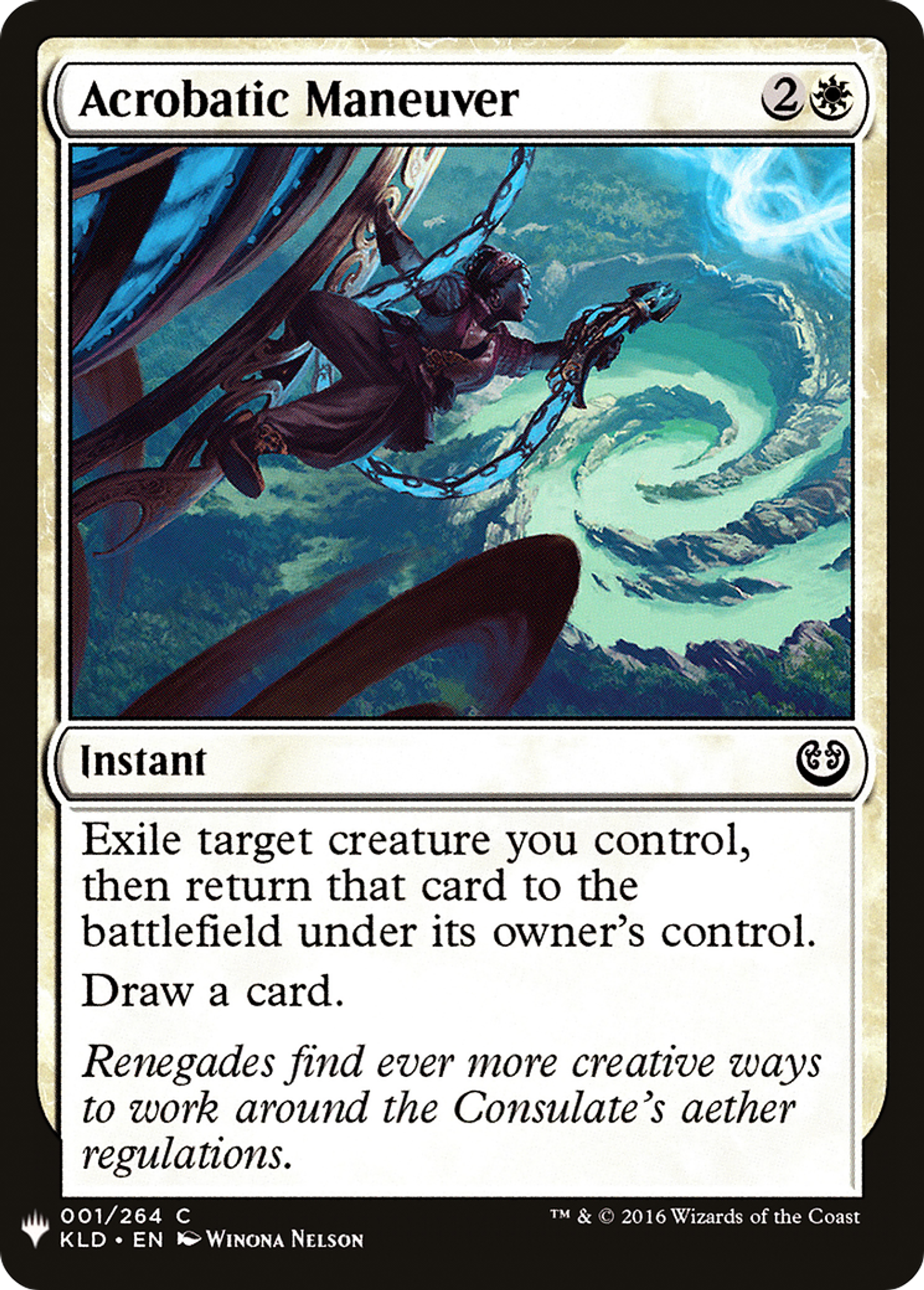 Manœuvre acrobatique — The List — Magic: The Gathering