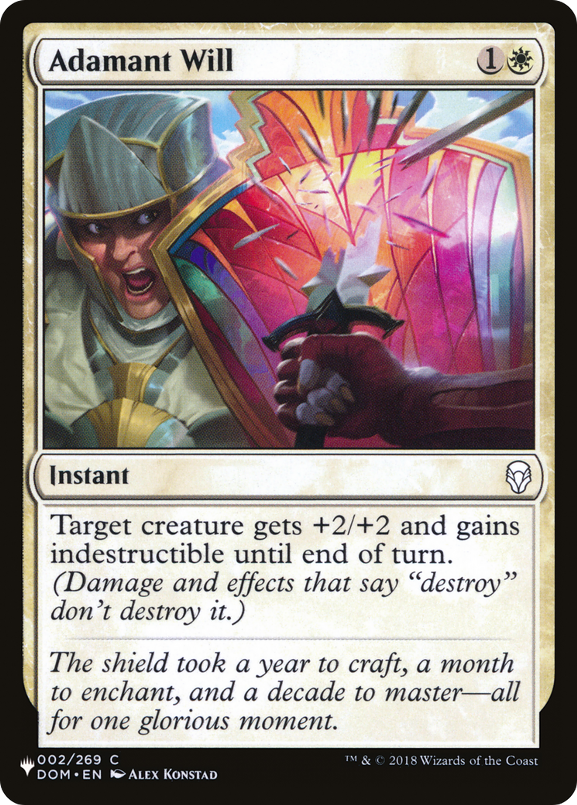 Adamant Will — The List — Magic: The Gathering