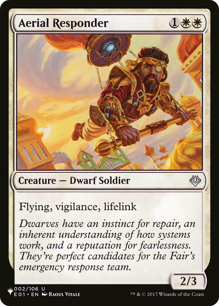 Secoureur aérien — The List — Magic: The Gathering