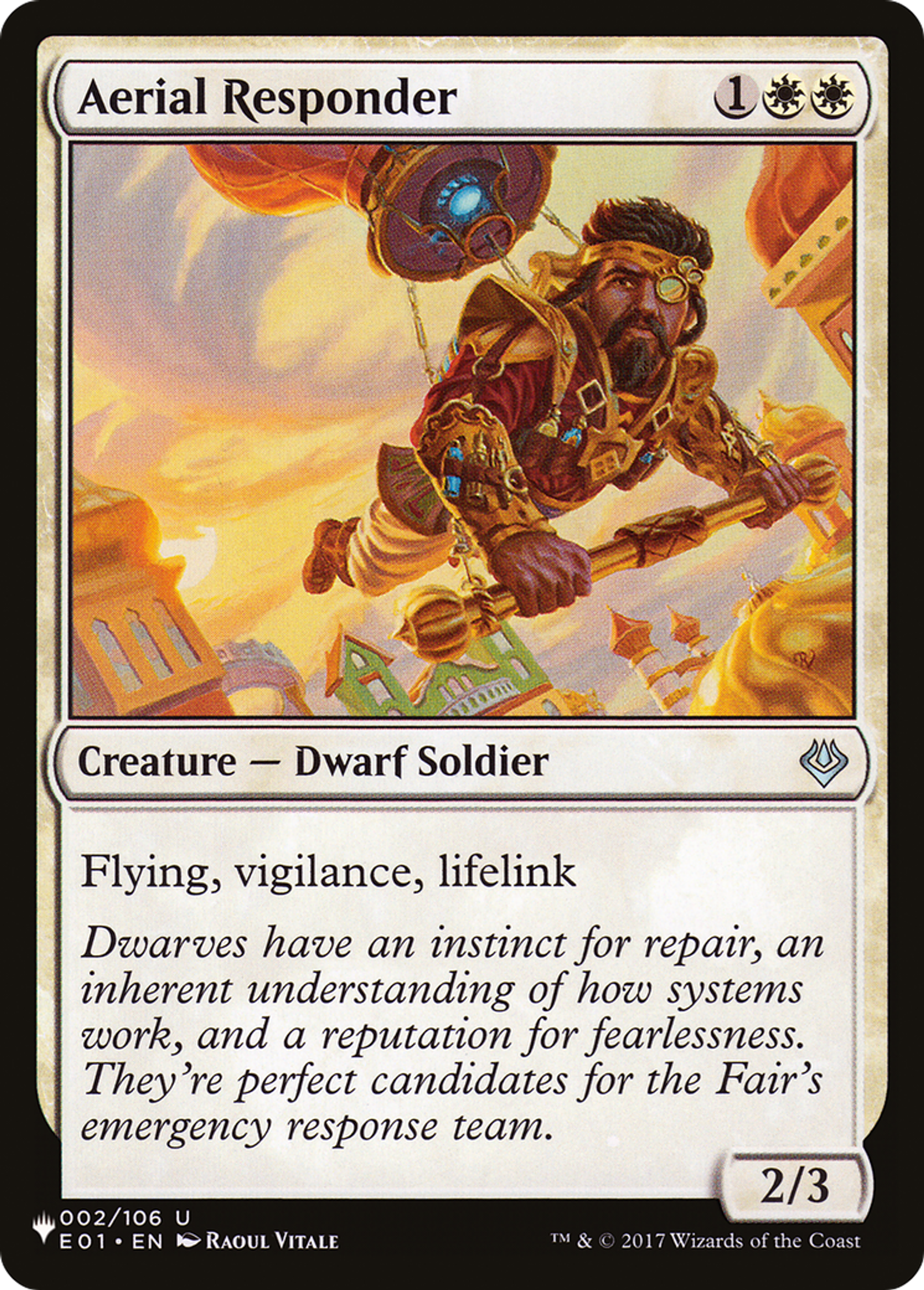 Aerial Responder — The List — Magic: The Gathering