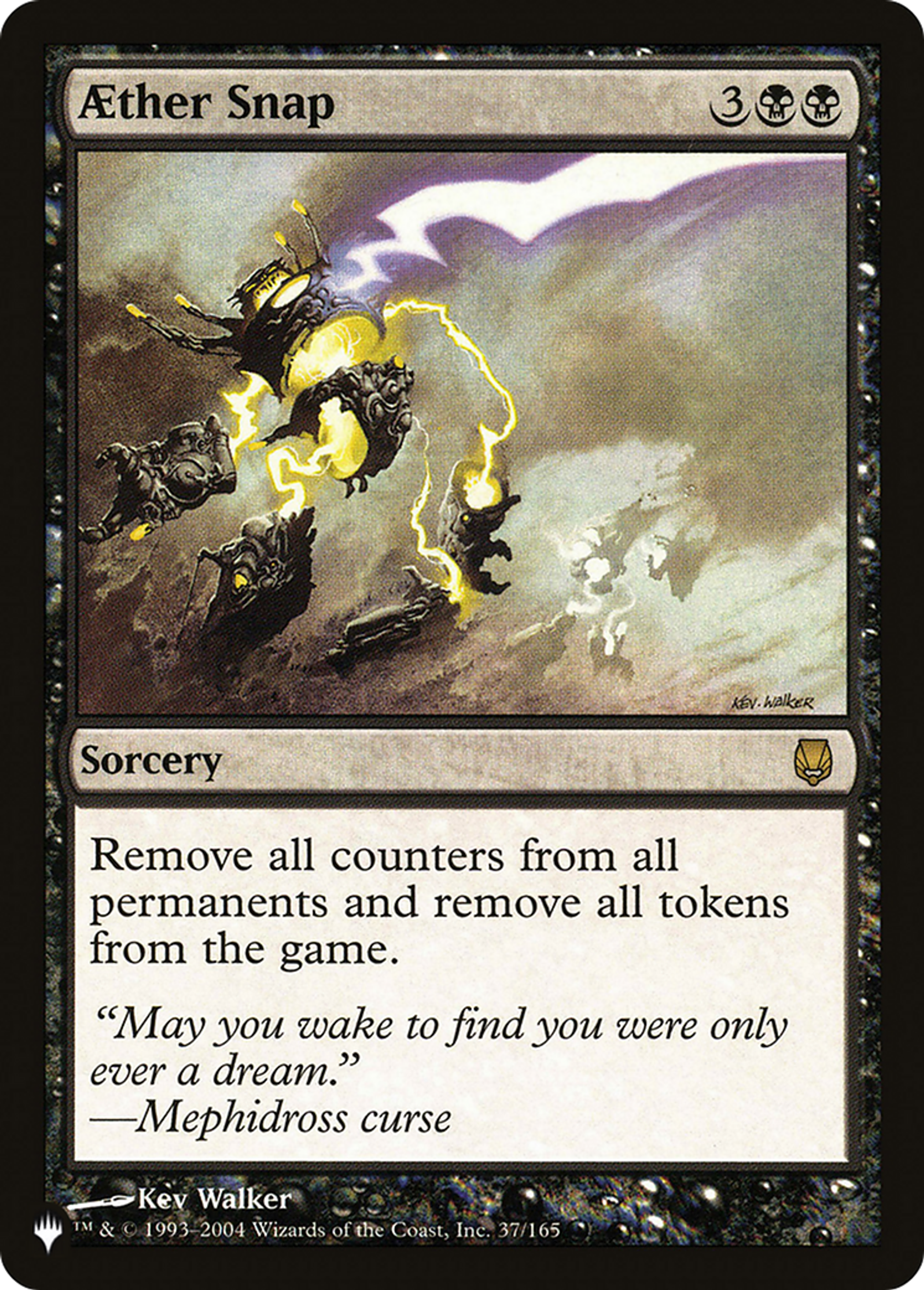 Aether Snap — The List — Magic: The Gathering