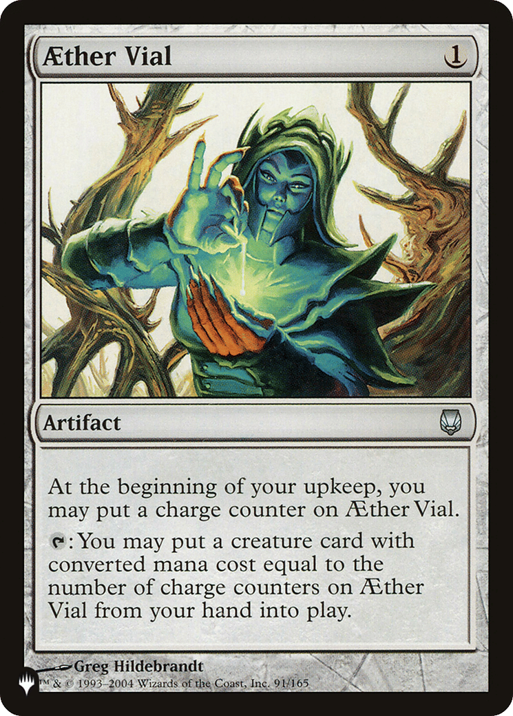 Fiole d'Aether — The List — Magic: The Gathering