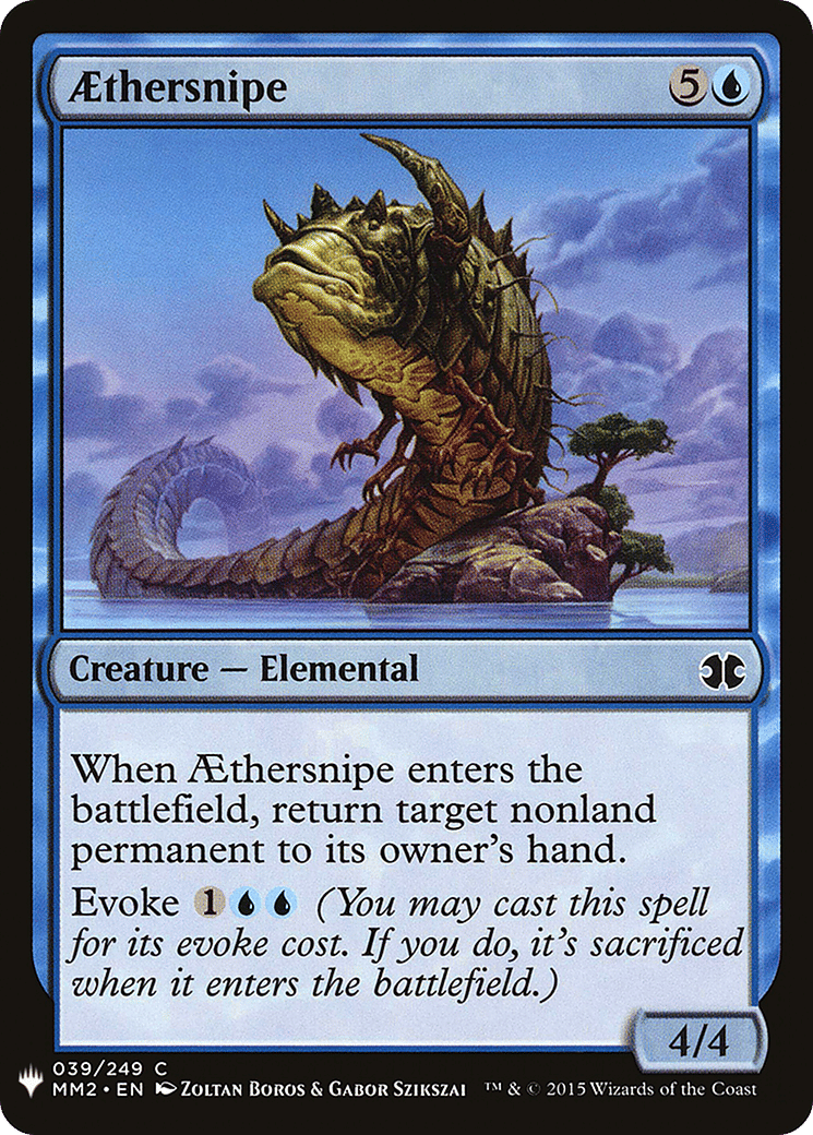 Aethersnipe — The List — Magic: The Gathering