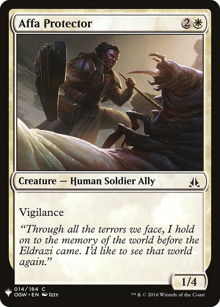 Affa Protector — The List — Magic: The Gathering