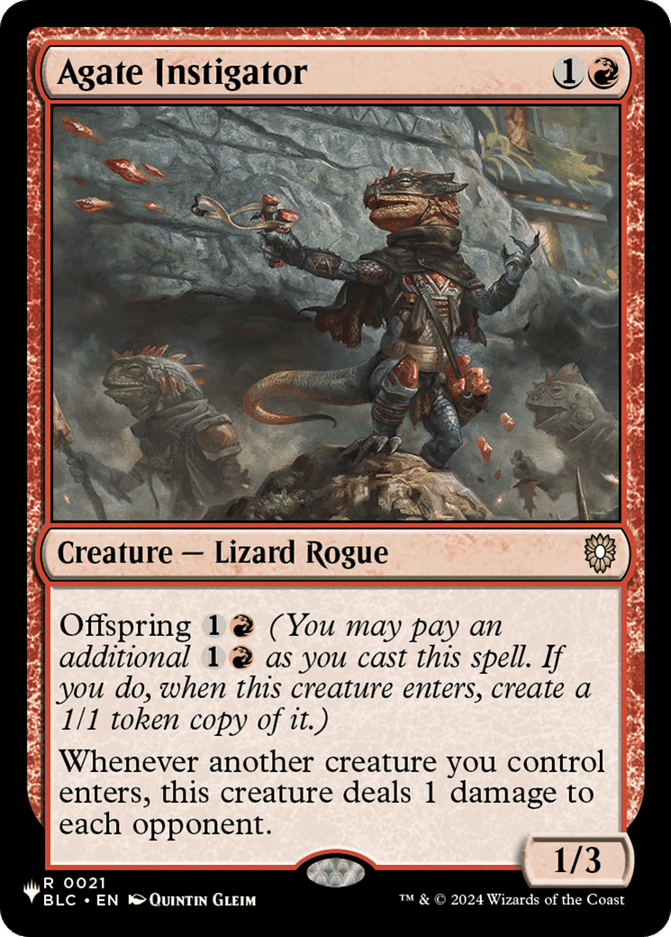 Agate Instigator — The List — Magic: The Gathering