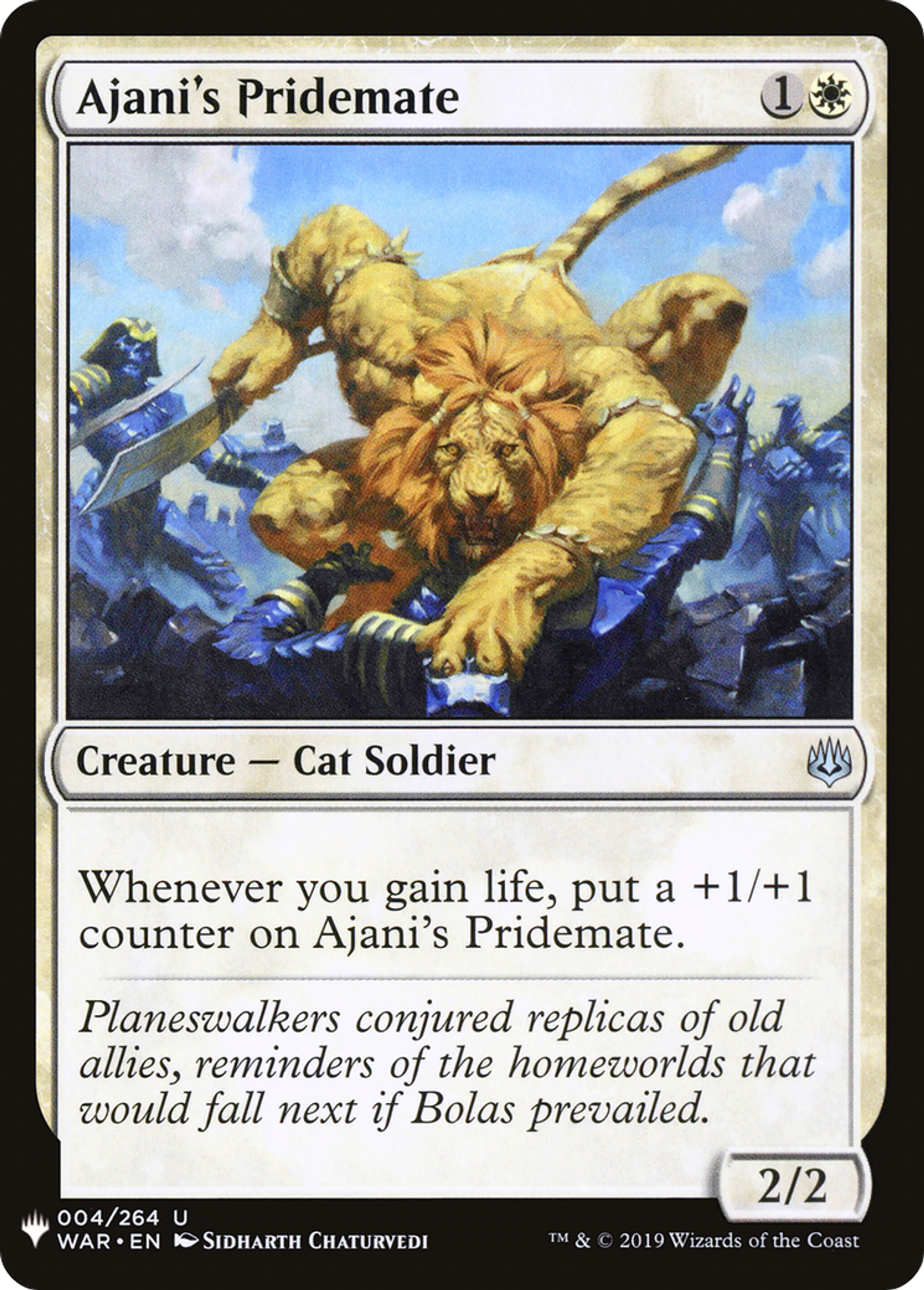 Frère de bande d'Ajani — The List — Magic: The Gathering