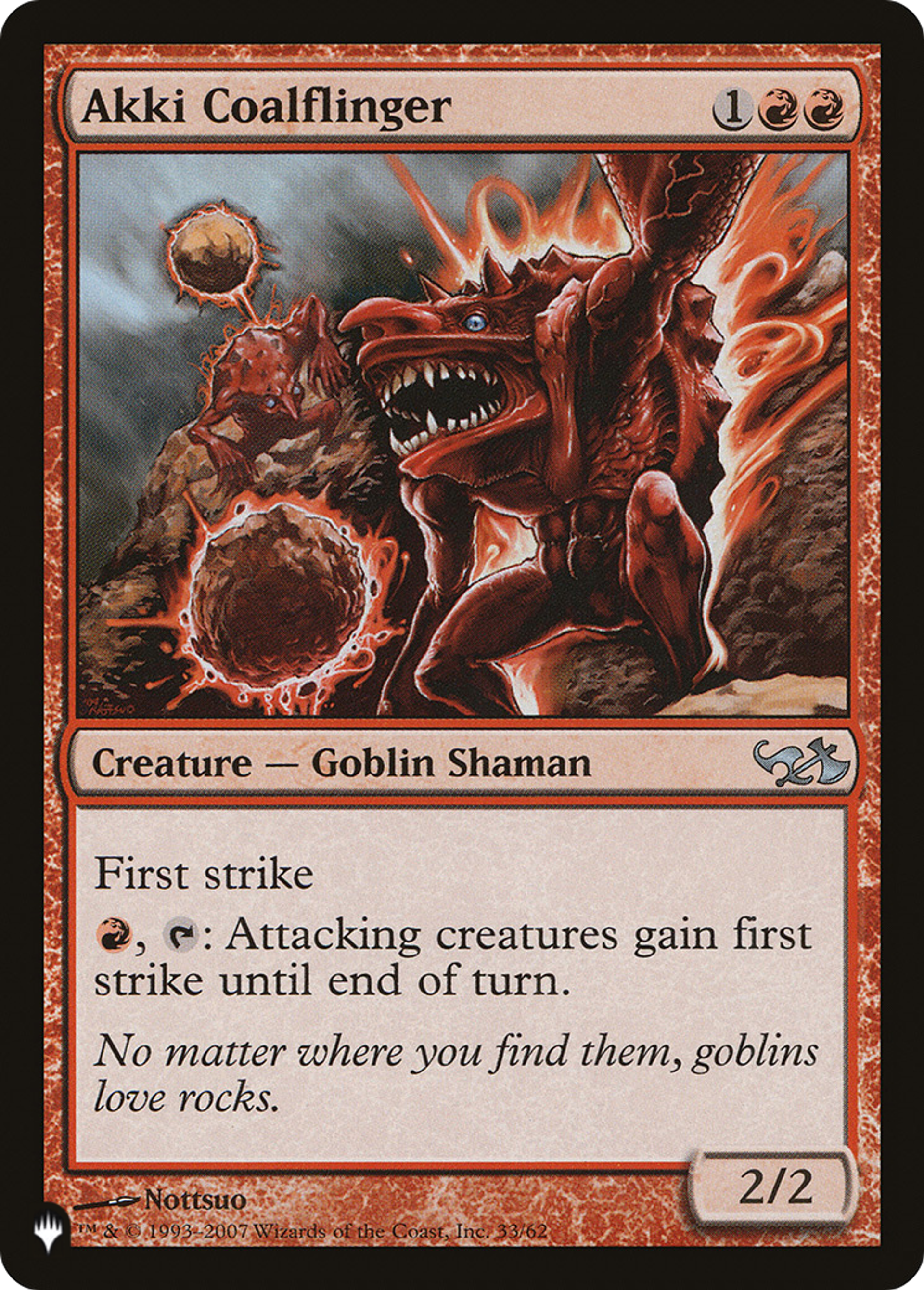 Akki Coalflinger — The List — Magic: The Gathering