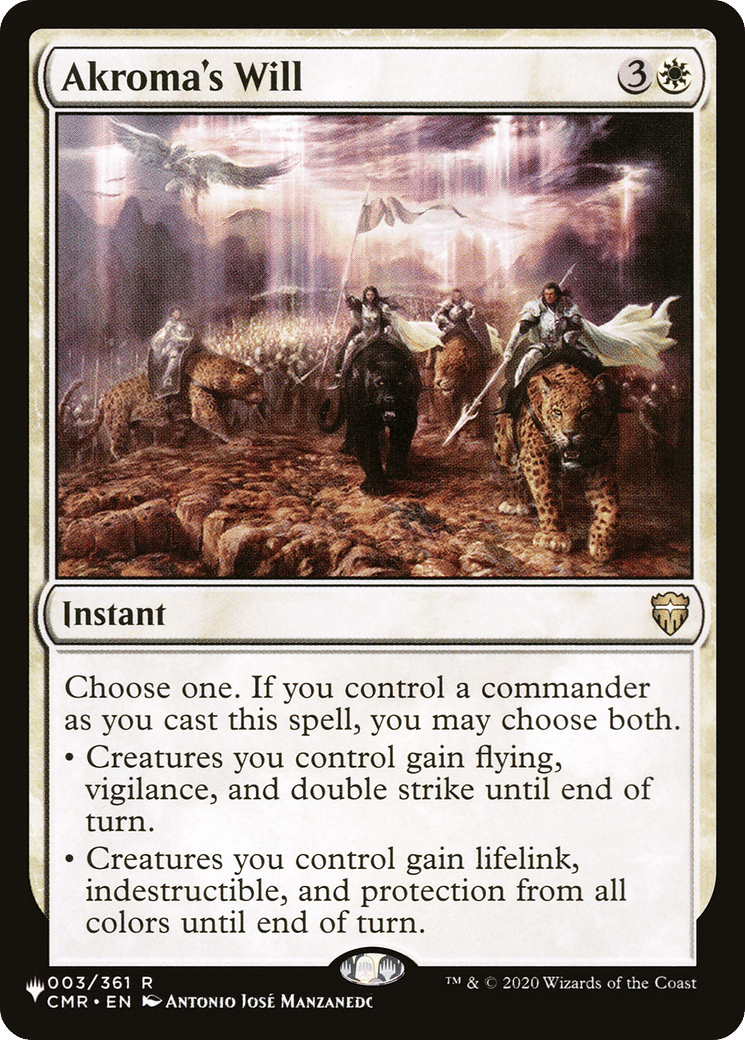 Akroma's Will — The List — Magic: The Gathering