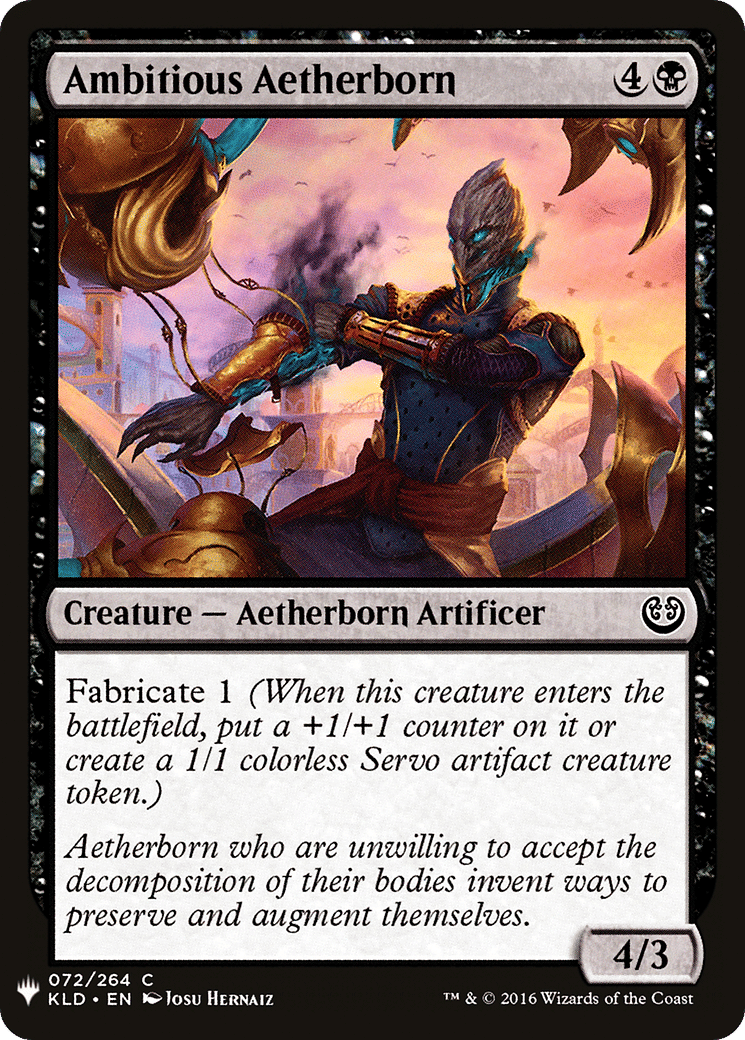 Ambitious Aetherborn — The List — Magic: The Gathering