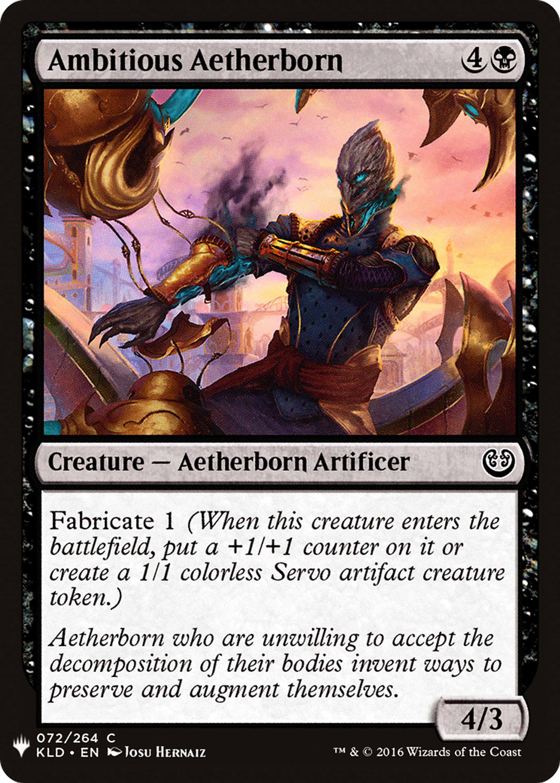 Ambitious Aetherborn — The List — Magic: The Gathering