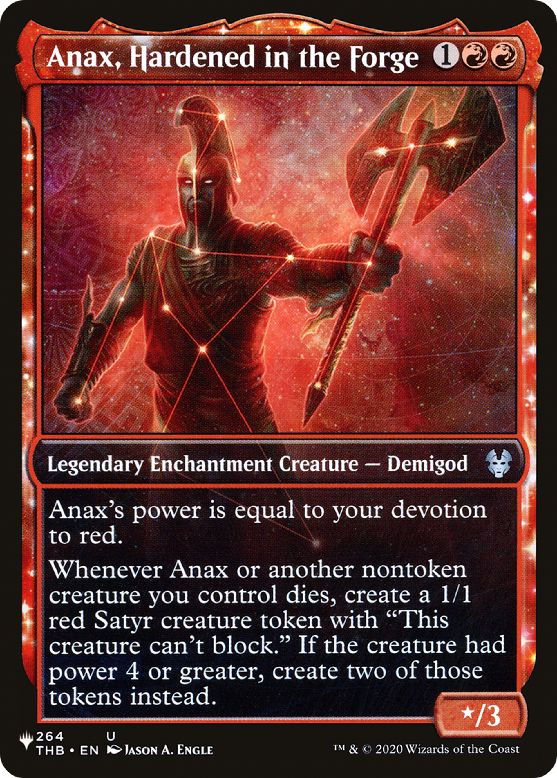 Anax, Hardened in the Forge — The List — Magic: The Gathering