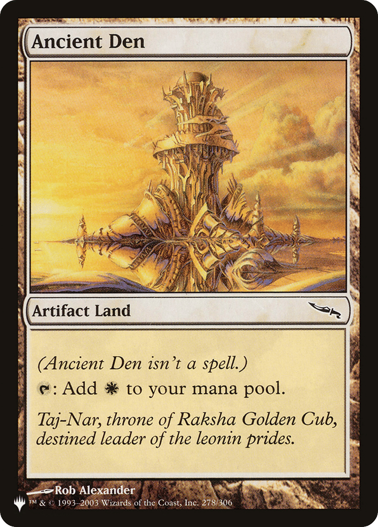 Ancienne tanière — The List — Magic: The Gathering