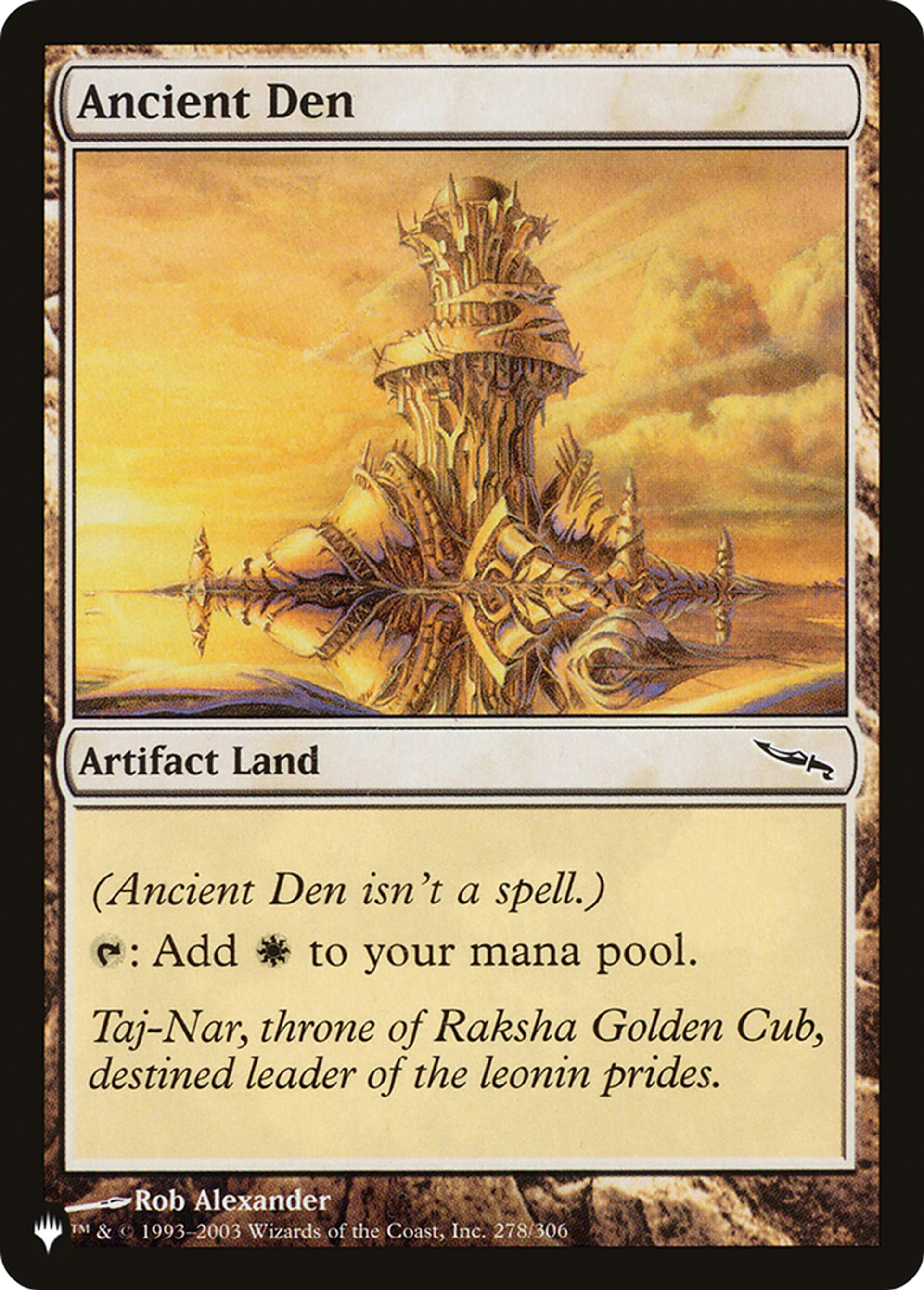 Ancienne tanière — The List — Magic: The Gathering