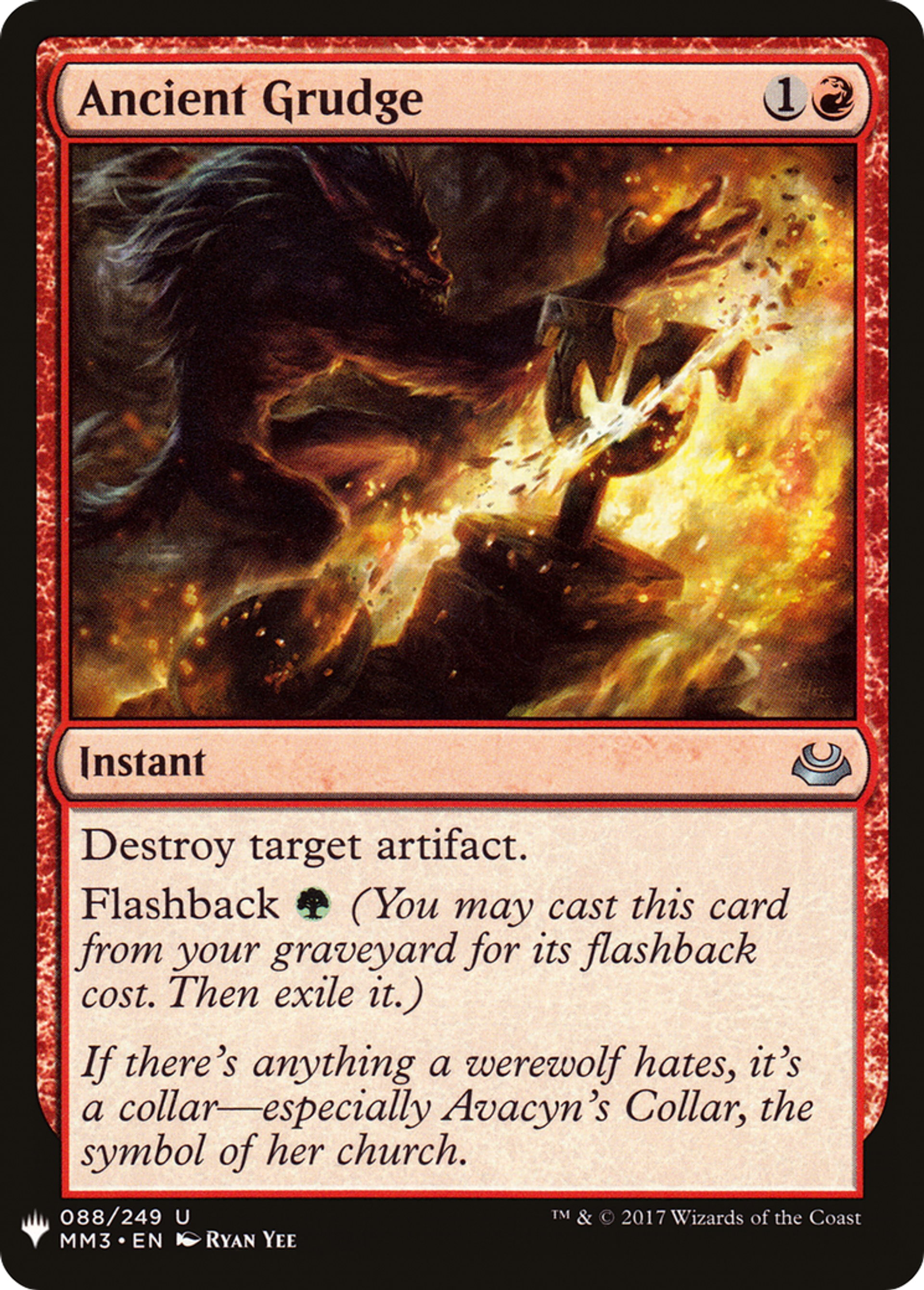 Ancient Grudge — The List — Magic: The Gathering