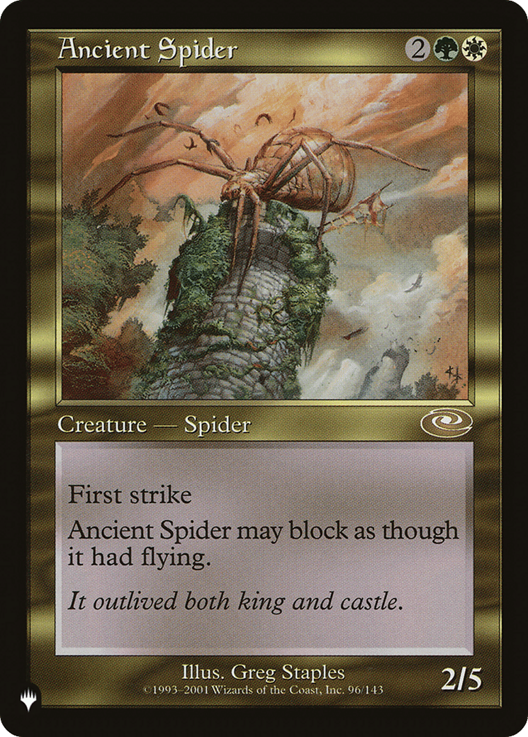Ancient Spider — The List — Magic: The Gathering