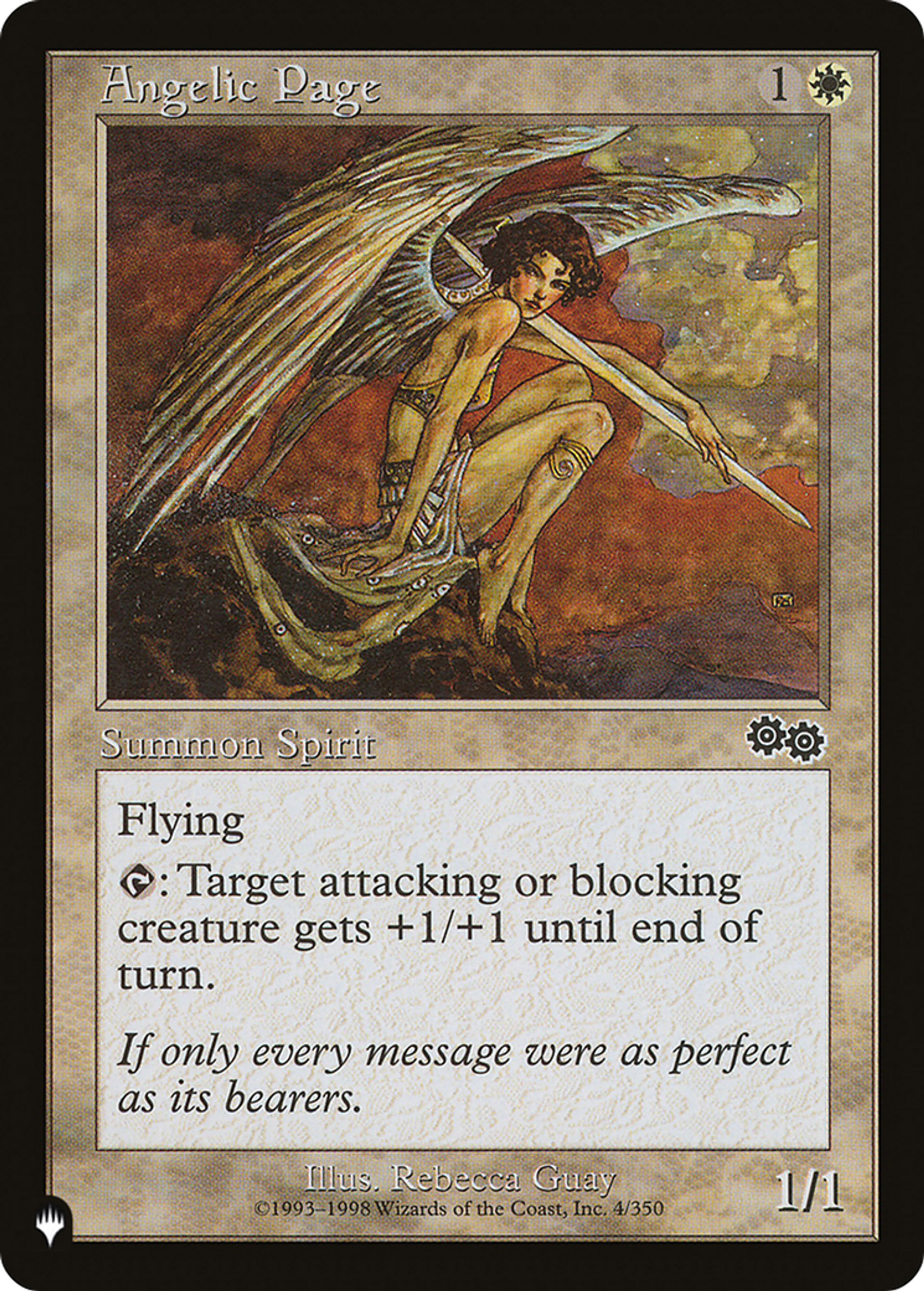 Angelic Page — The List — Magic: The Gathering