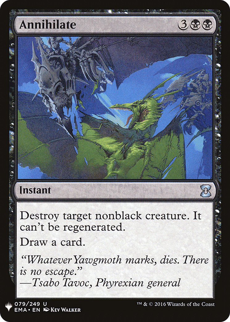 Annihilation — The List — Magic: The Gathering