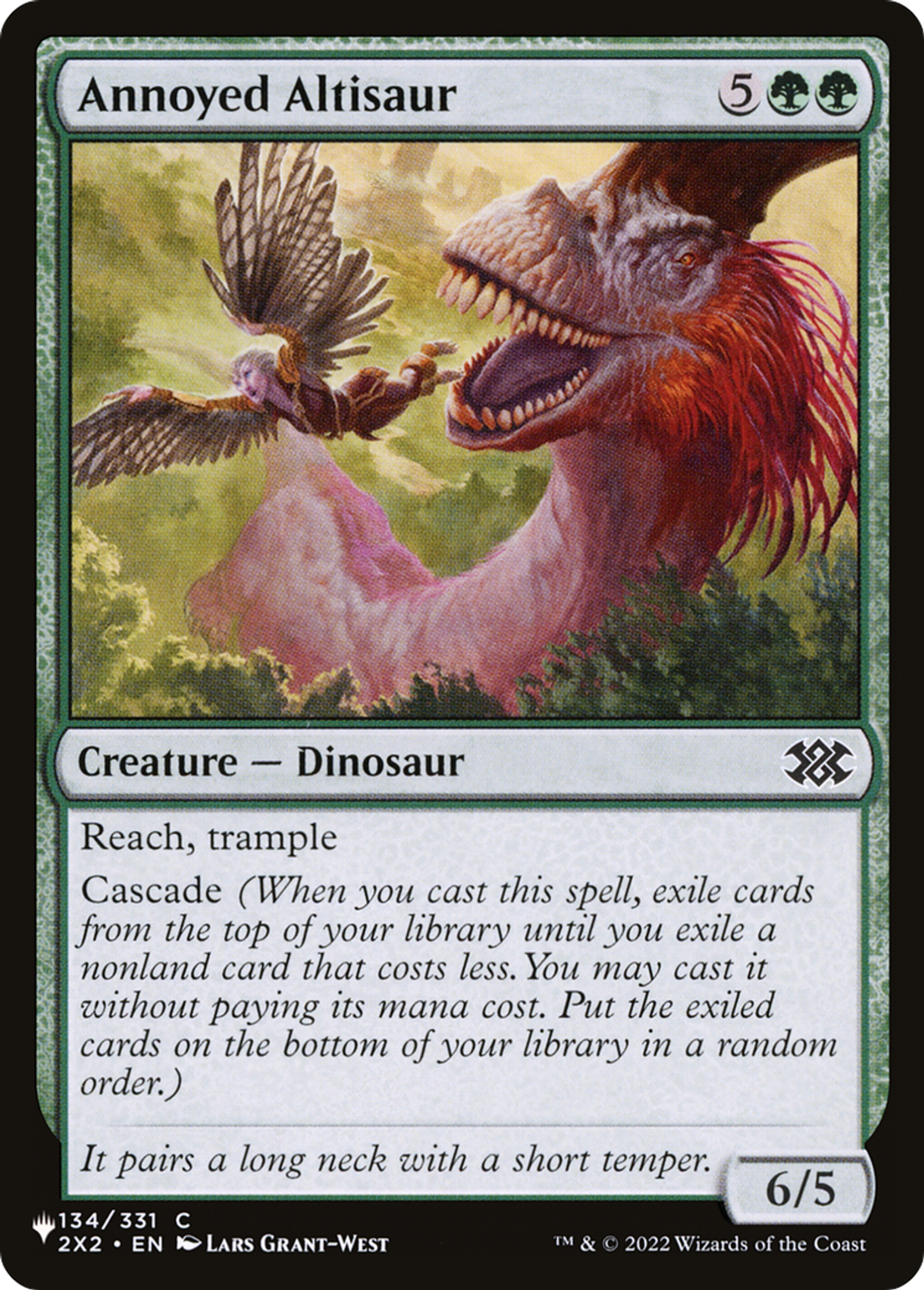 Altisaure agacé — The List — Magic: The Gathering