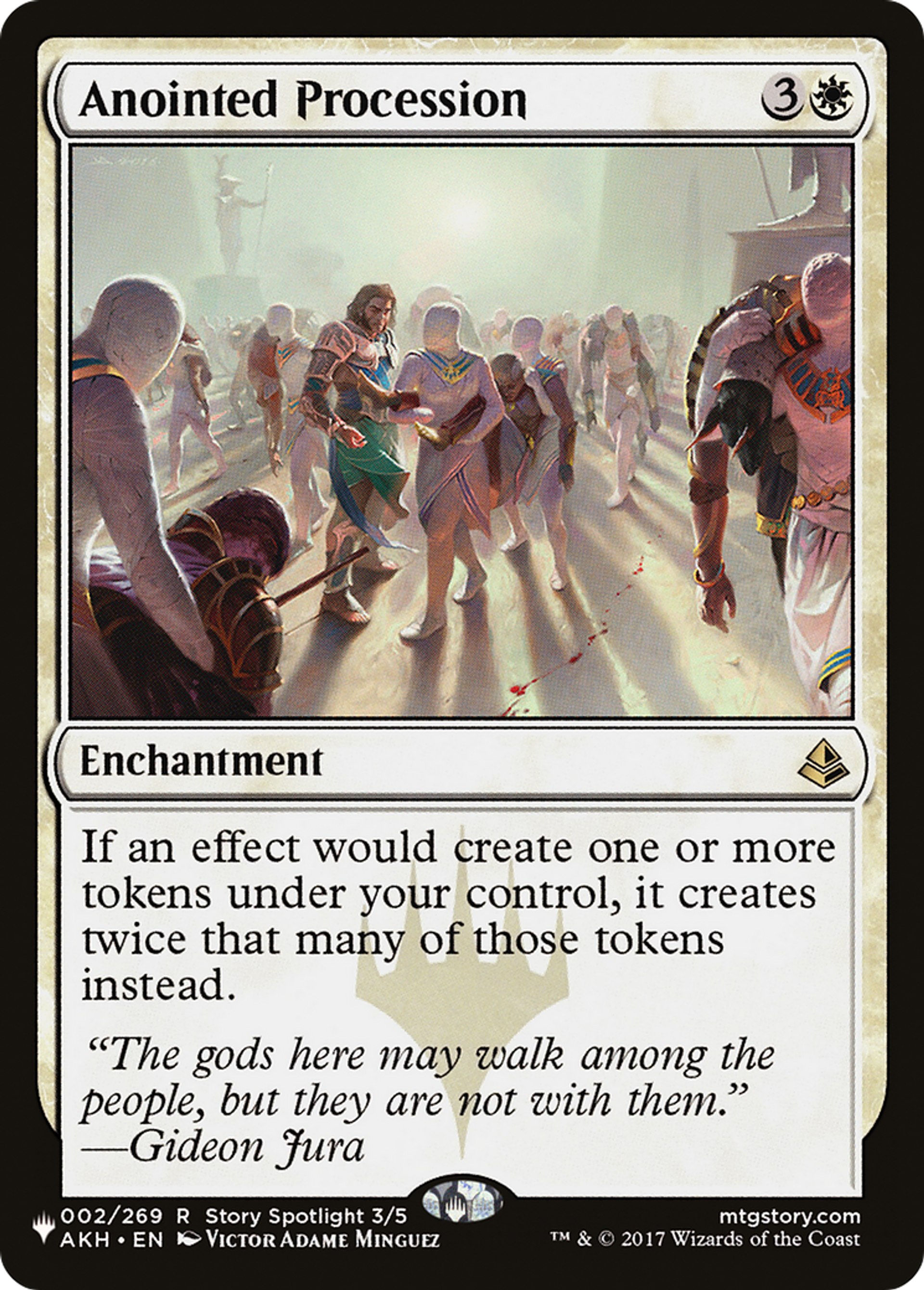 Procession consécratrice — The List — Magic: The Gathering