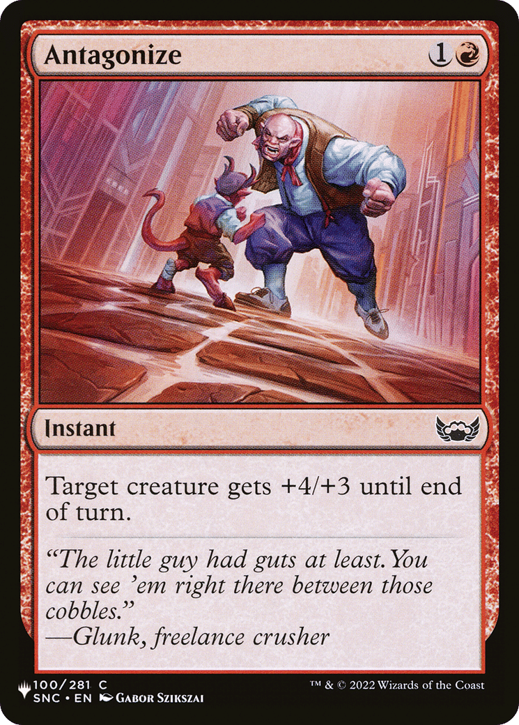Antagonize — The List — Magic: The Gathering