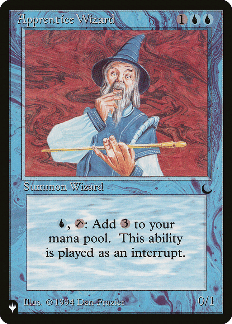 Apprentice Wizard — The List — Magic: The Gathering