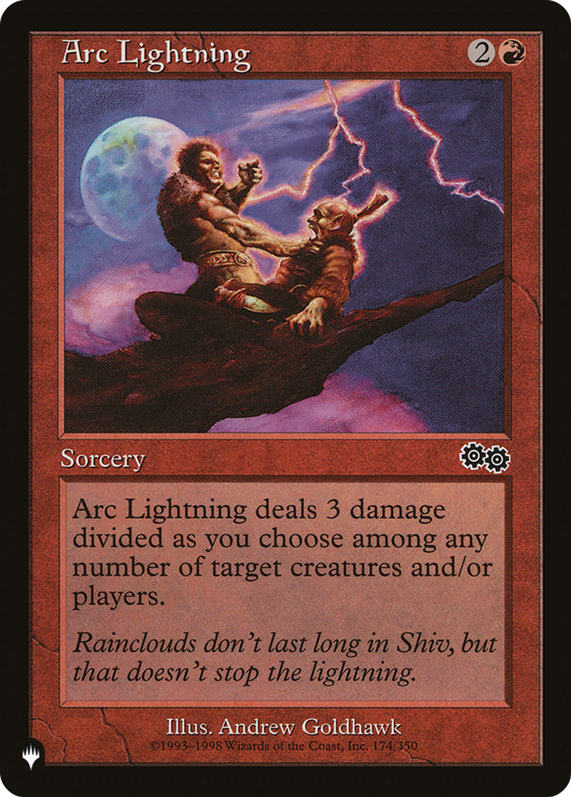 Arc électrique — The List — Magic: The Gathering