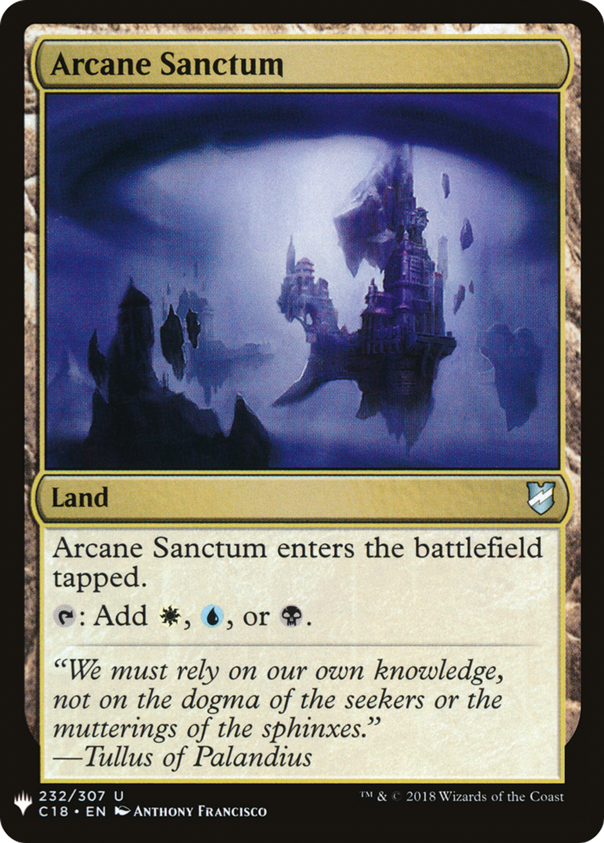 Sanctuaire ésotérique — The List — Magic: The Gathering
