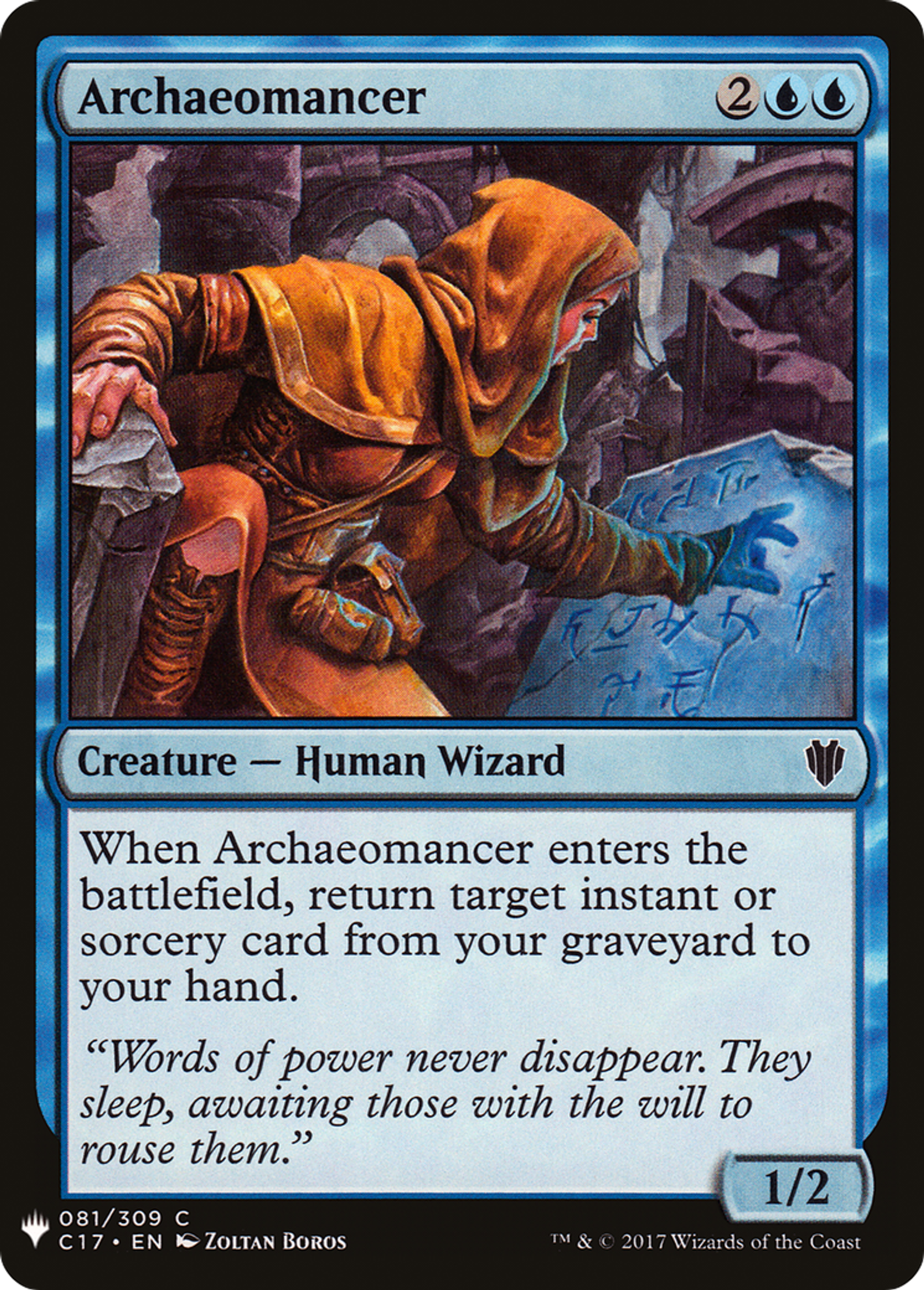 Archaeomancer — The List — Magic: The Gathering