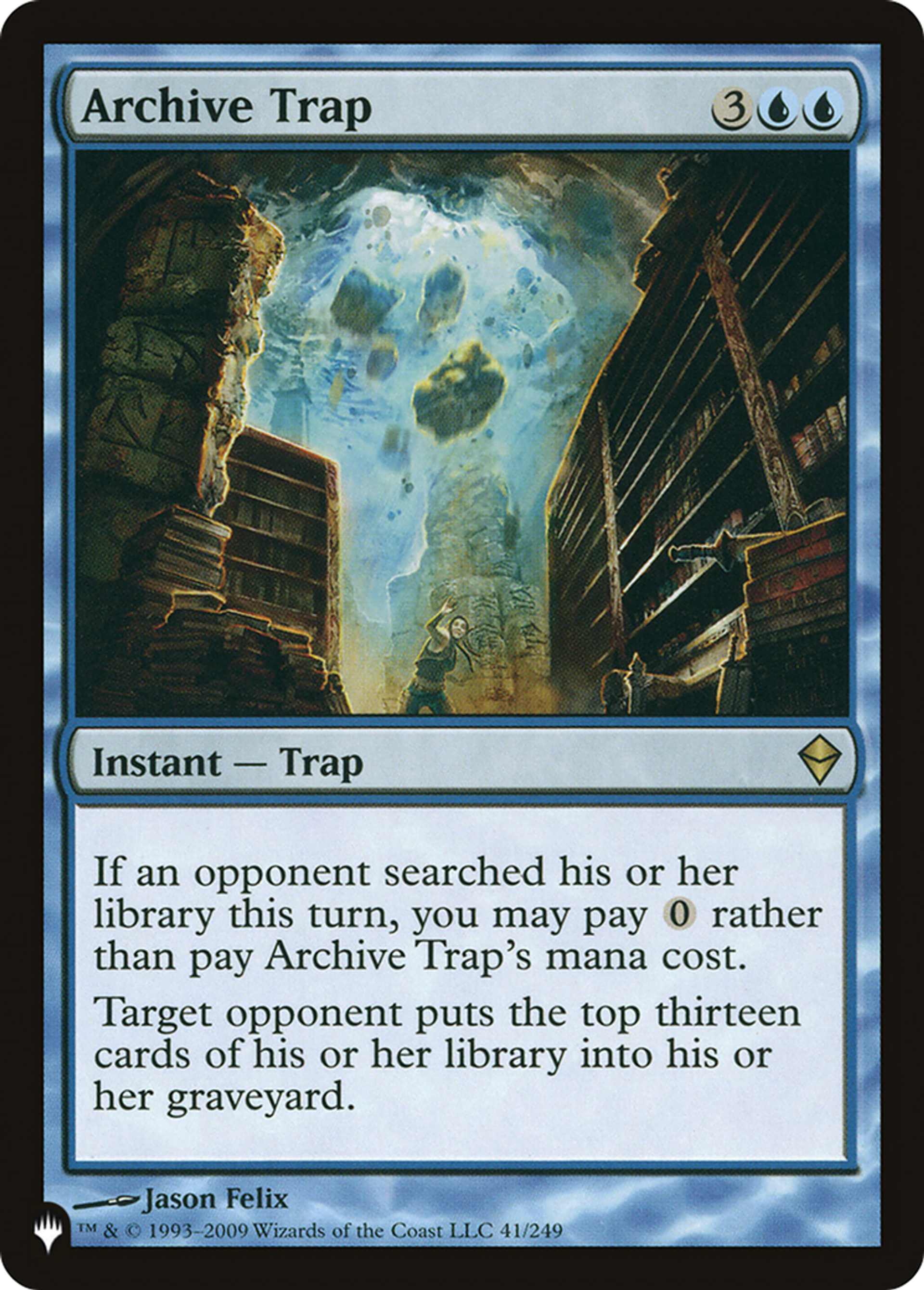 Piège aux archives — The List — Magic: The Gathering