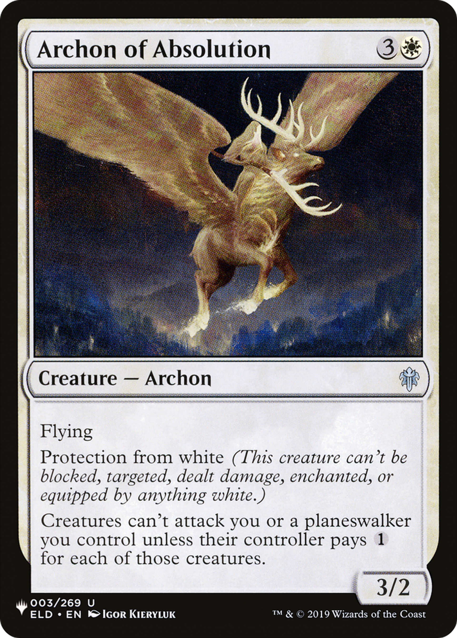 Archon of Absolution — The List — Magic: The Gathering