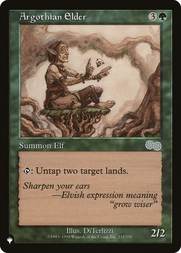 Argothian Elder — The List — Magic: The Gathering