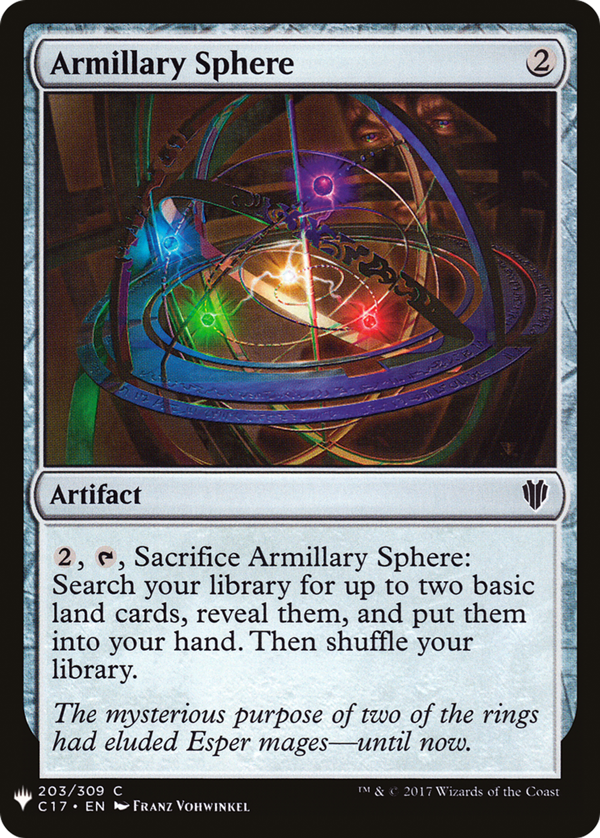 Sphère armillaire — The List — Magic: The Gathering