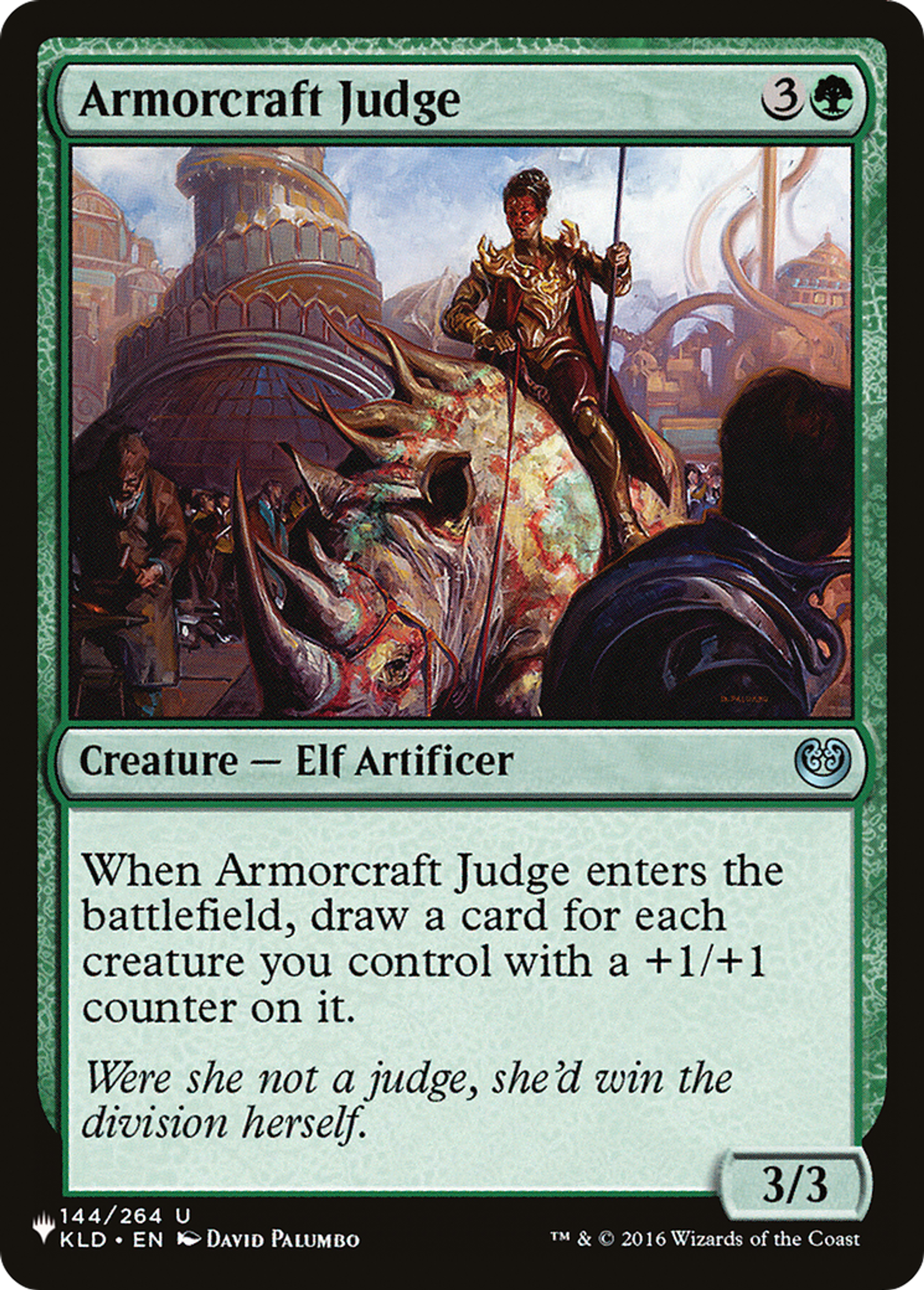 Armorcraft Judge — The List — Magic: The Gathering