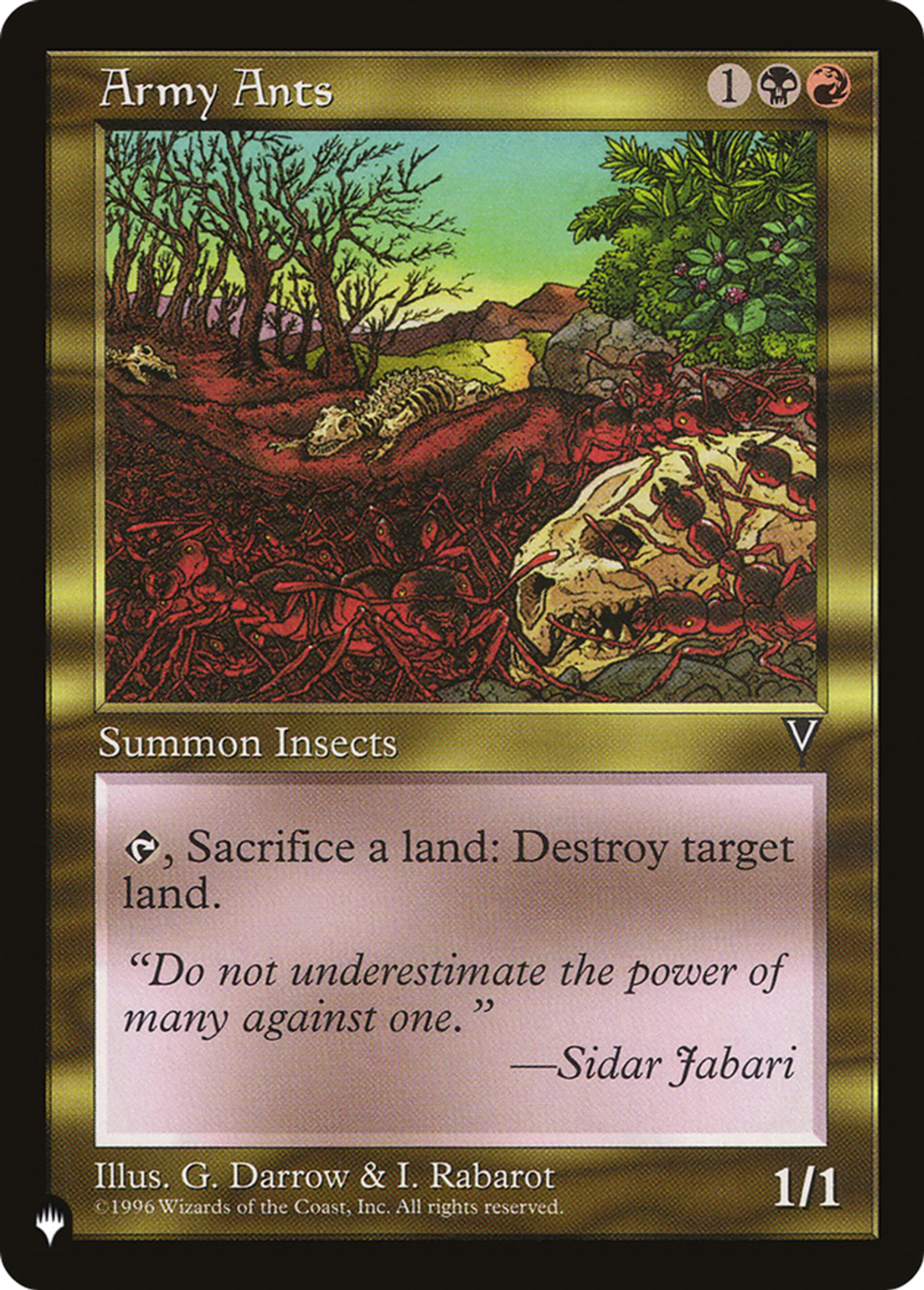 Fourmis guerrières — The List — Magic: The Gathering